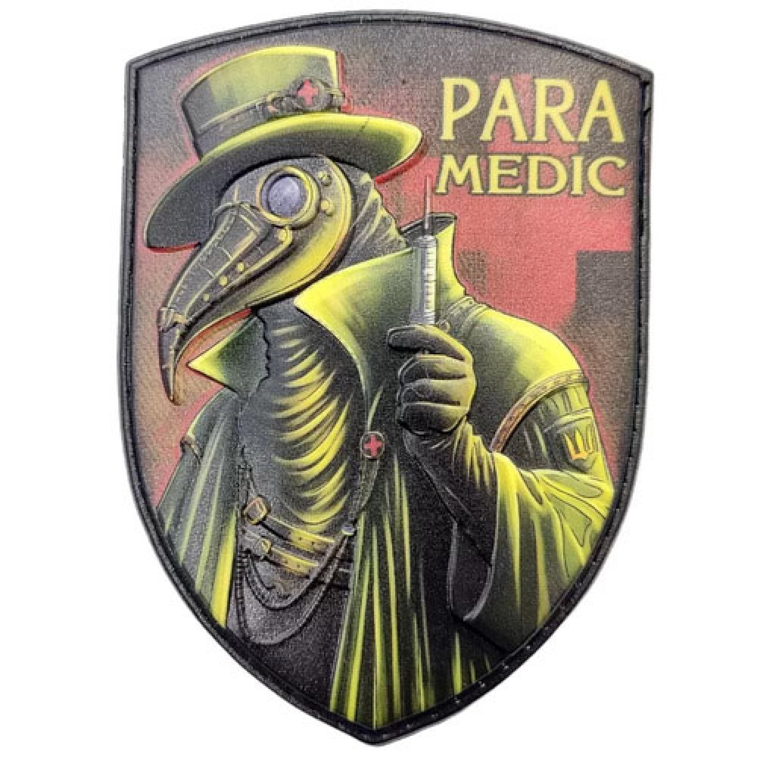 Шеврон Чумний лікар Para Medic об'ємний