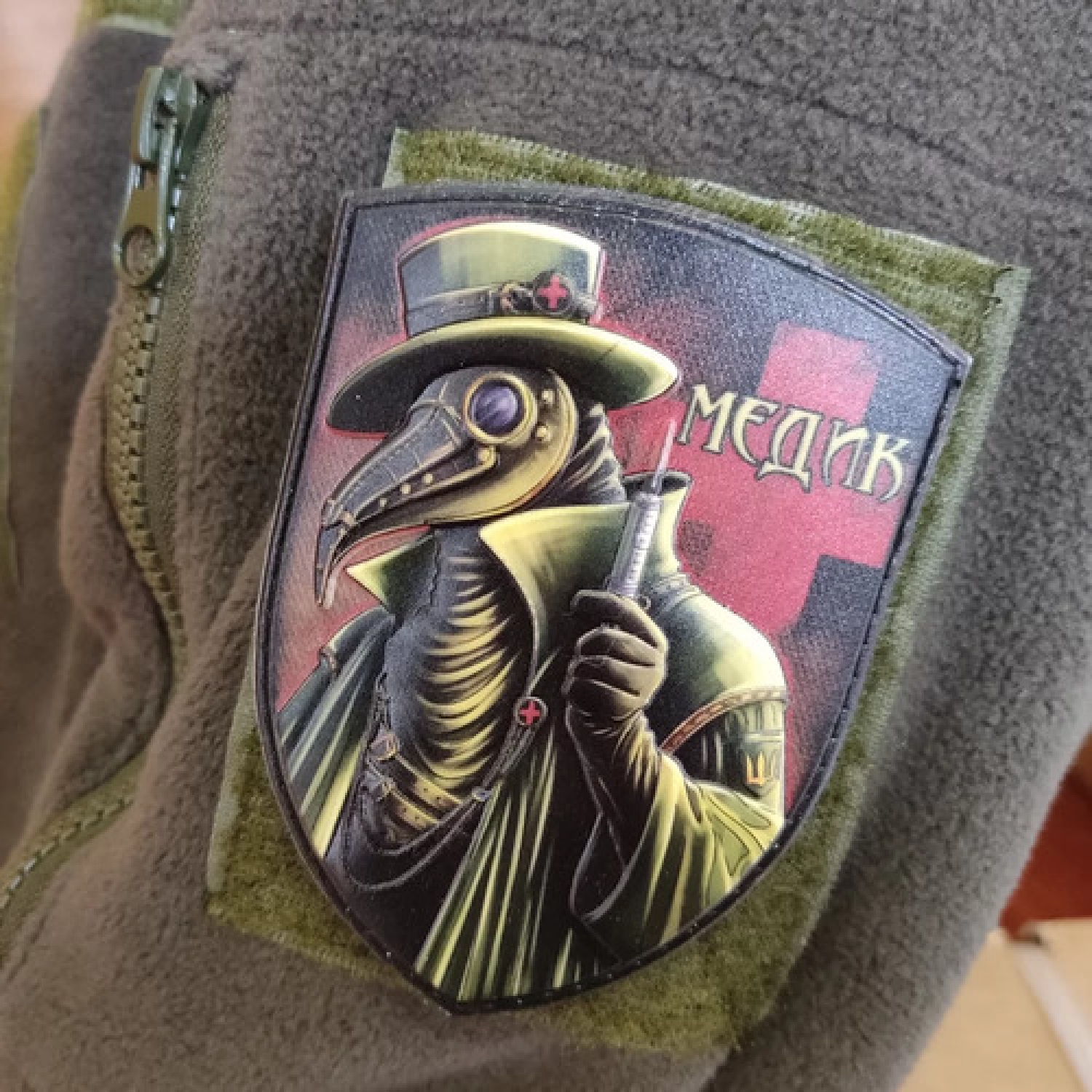 Шеврон Чумний лікар Медик об'ємний