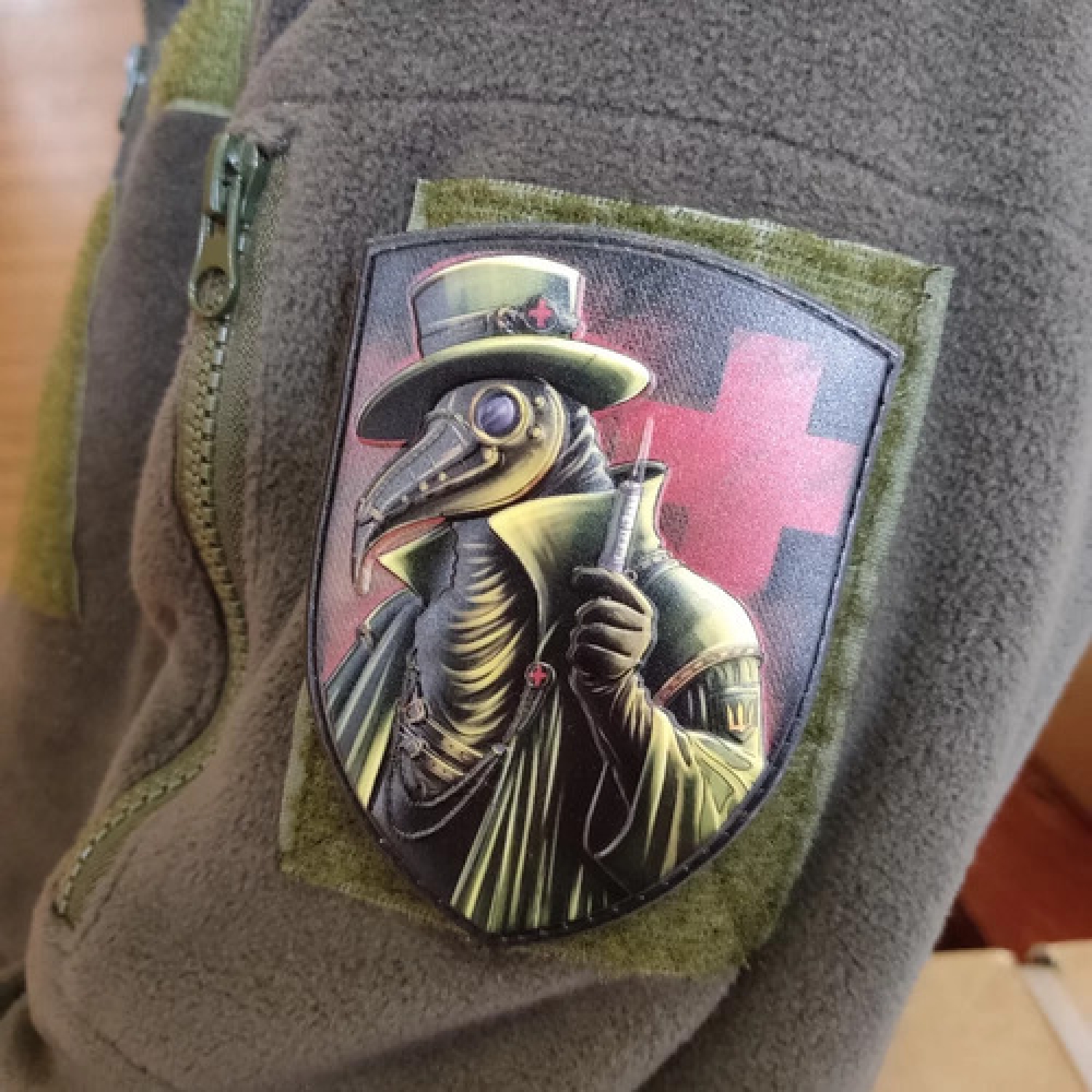 Шеврон Чумний лікар об'ємний