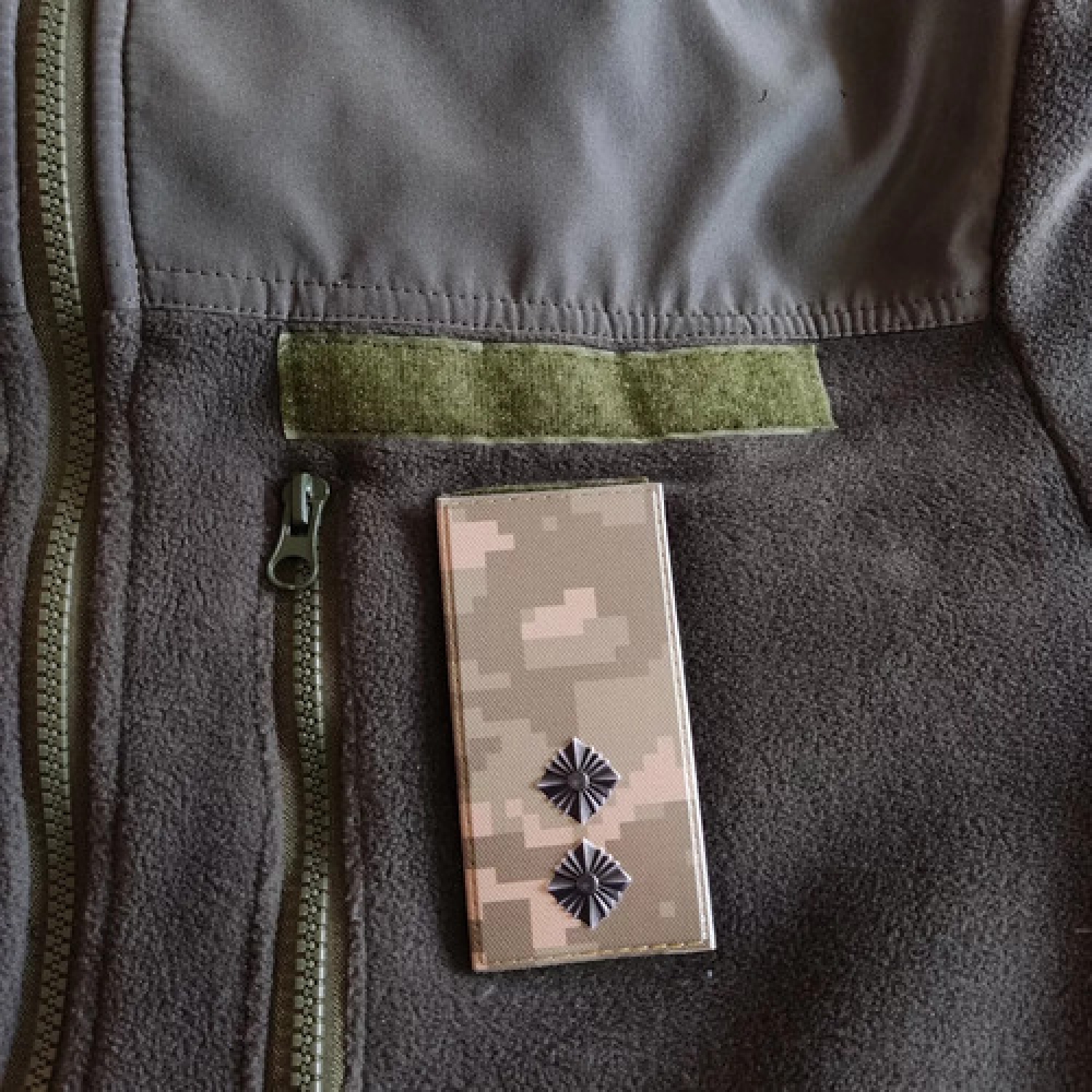 Об'ємний погон ЗСУ рудий піксель лейтенант