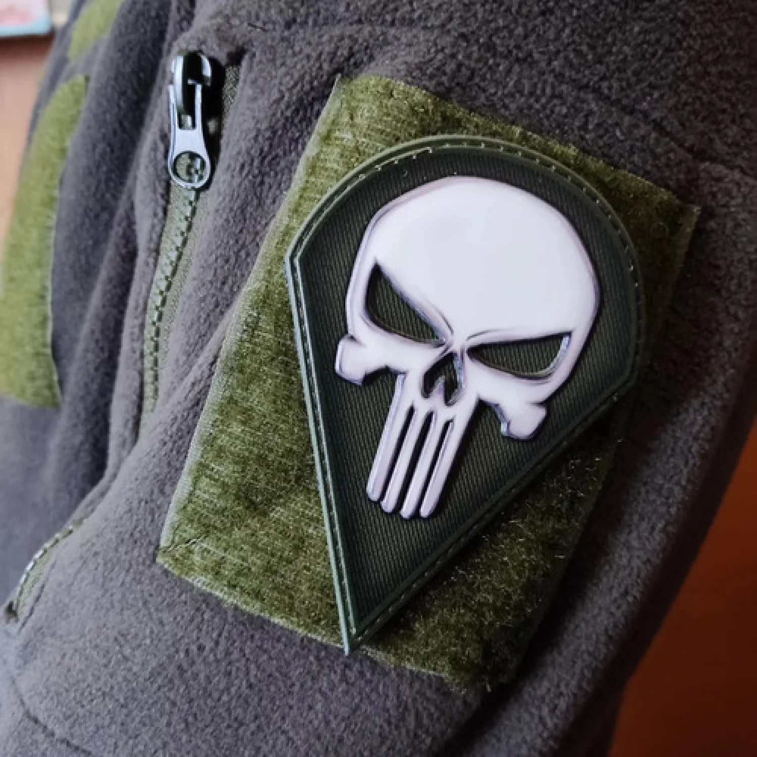 Нашивка Каратель олива