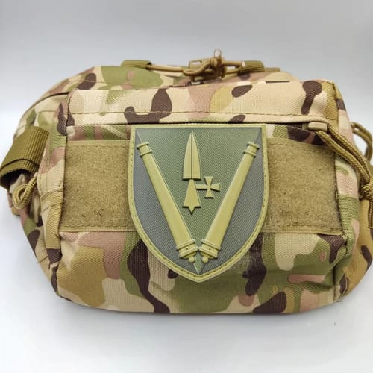 Шеврон ВСУ 40 отдельная артиллерийская бригада объемная олива