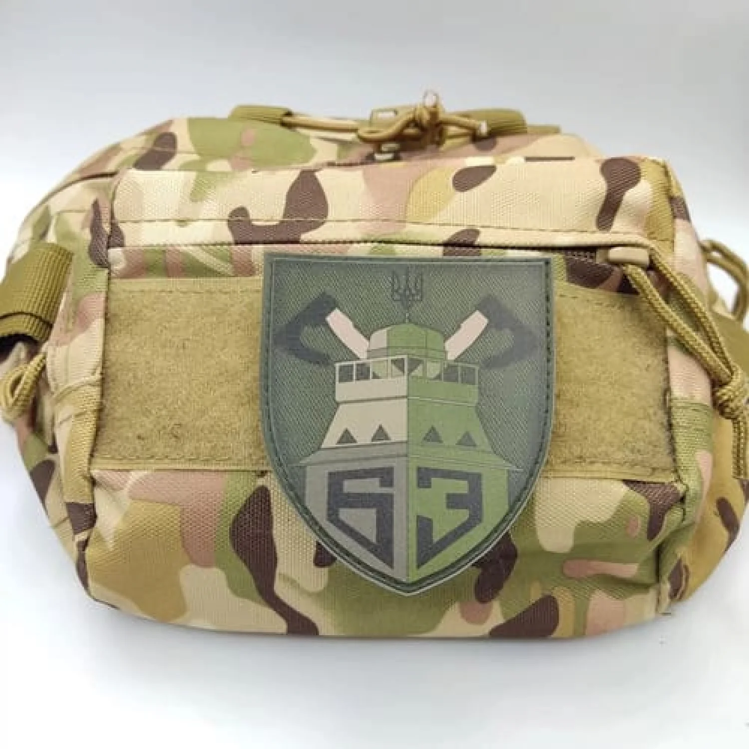 Шеврон ЗСУ 63 ОМБр олива