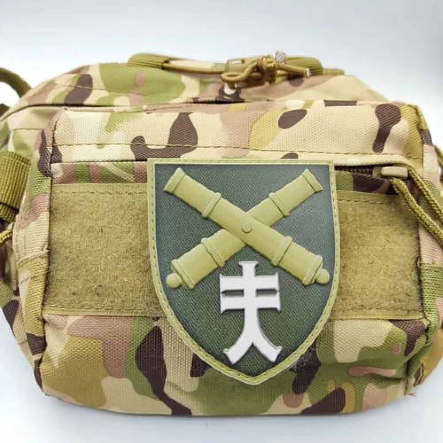 Шеврон ЗСУ 44 окрема артилерійська бригада олива