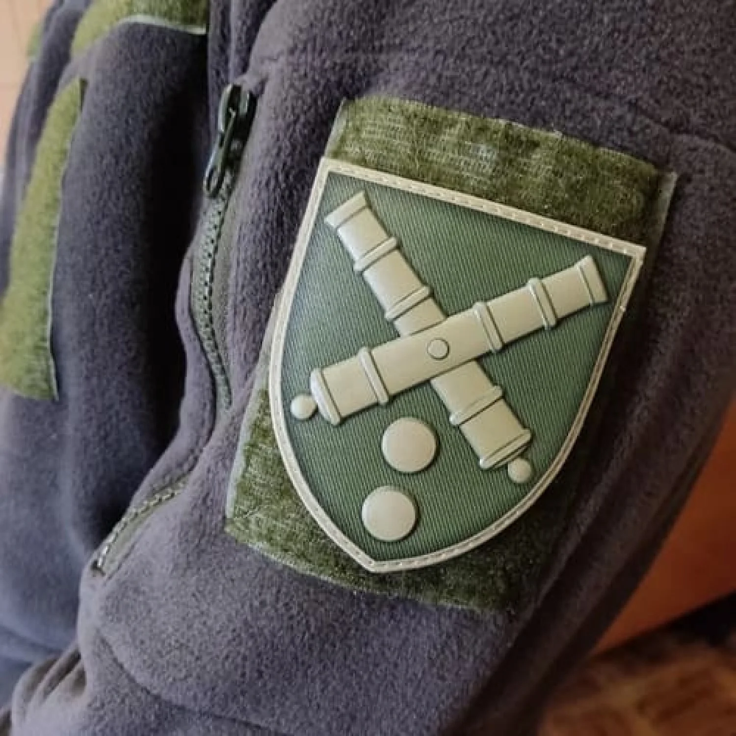 Шеврон ВСУ 43 ОАБр олива