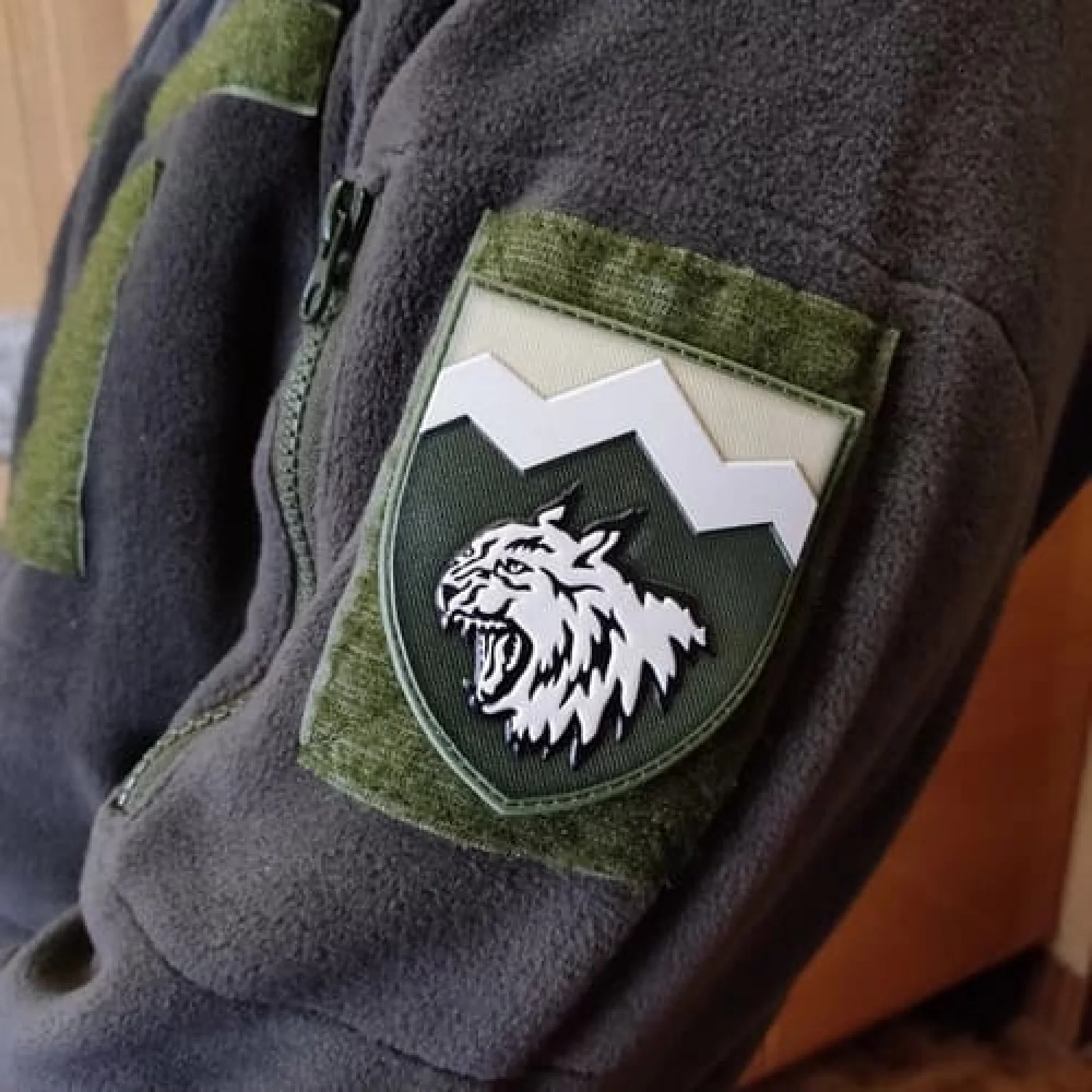 Шеврон ВСУ 108 ОГШБ олива