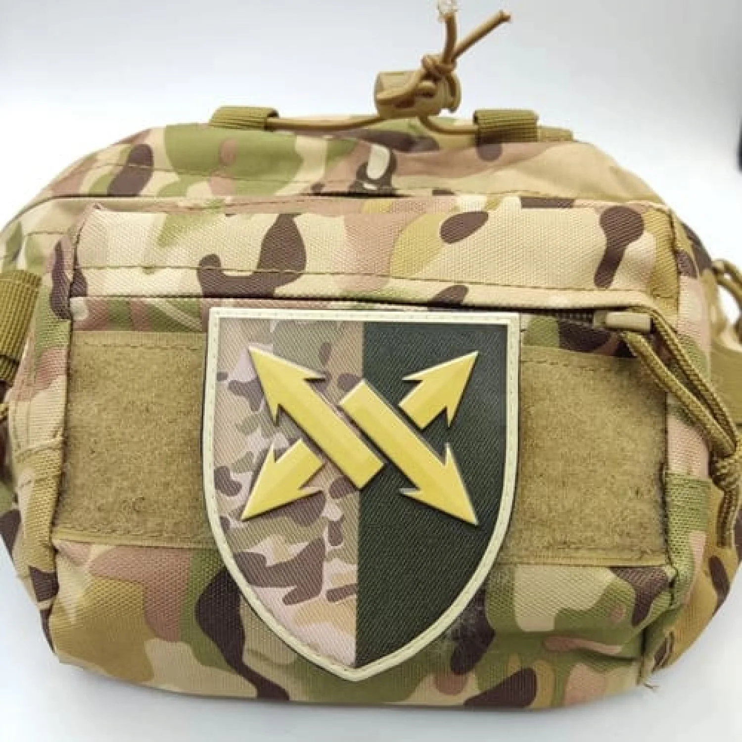 Шеврон ЗСУ 347 інформаційно-комунікаційний вузол ДШВ мультикам