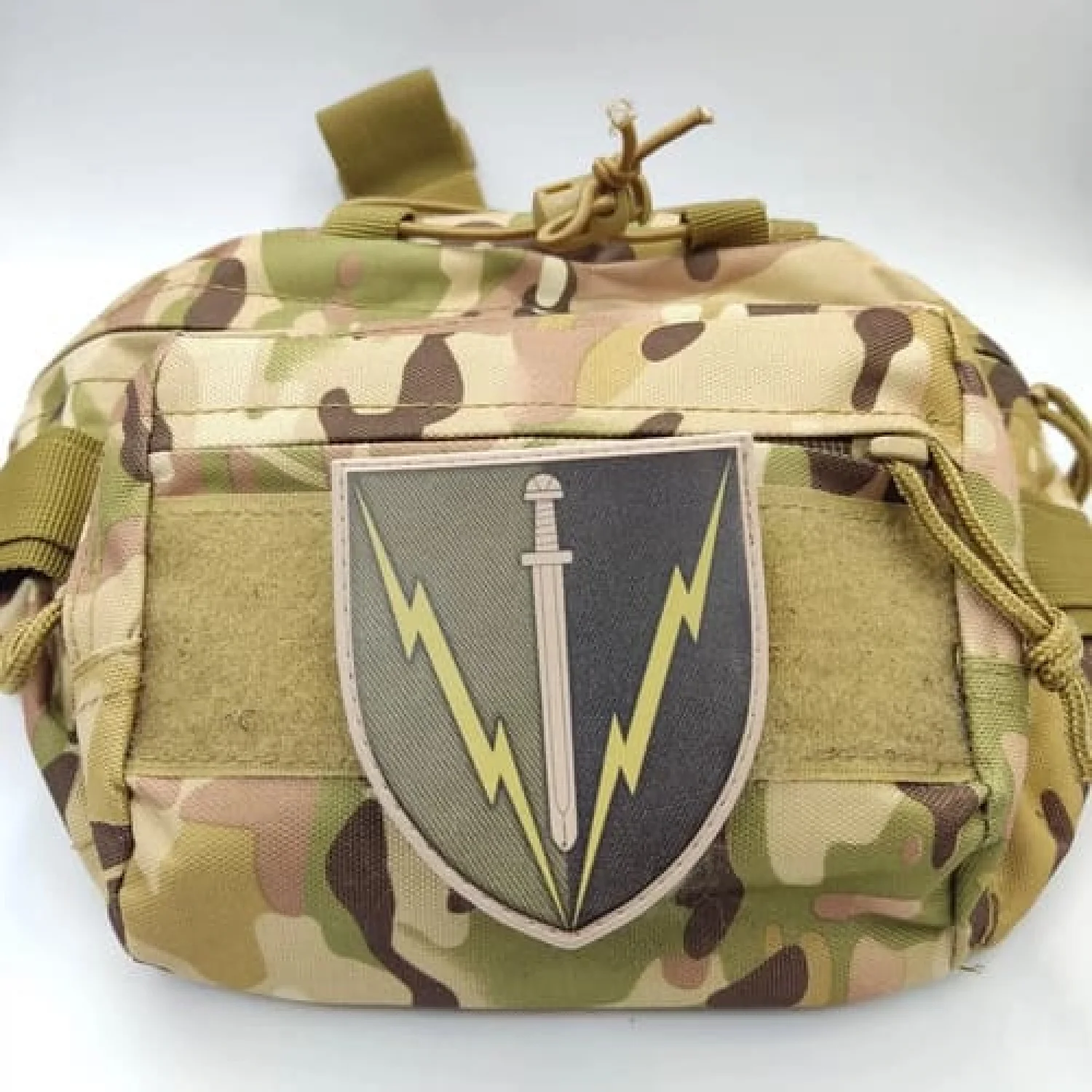 Шеврон ЗСУ Головний інформаційно-телекомунікаційний вузол А0351 олива