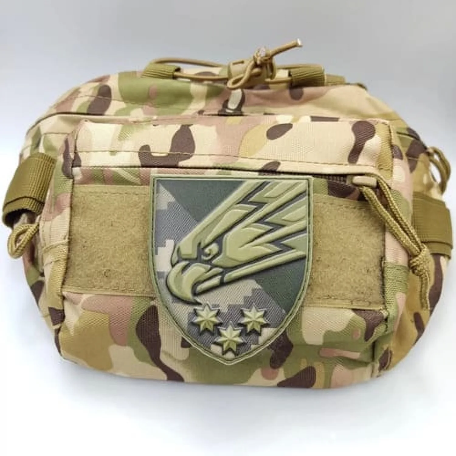 Шеврон ЗСУ 25 окрема повітряно-десантна бригада піксель