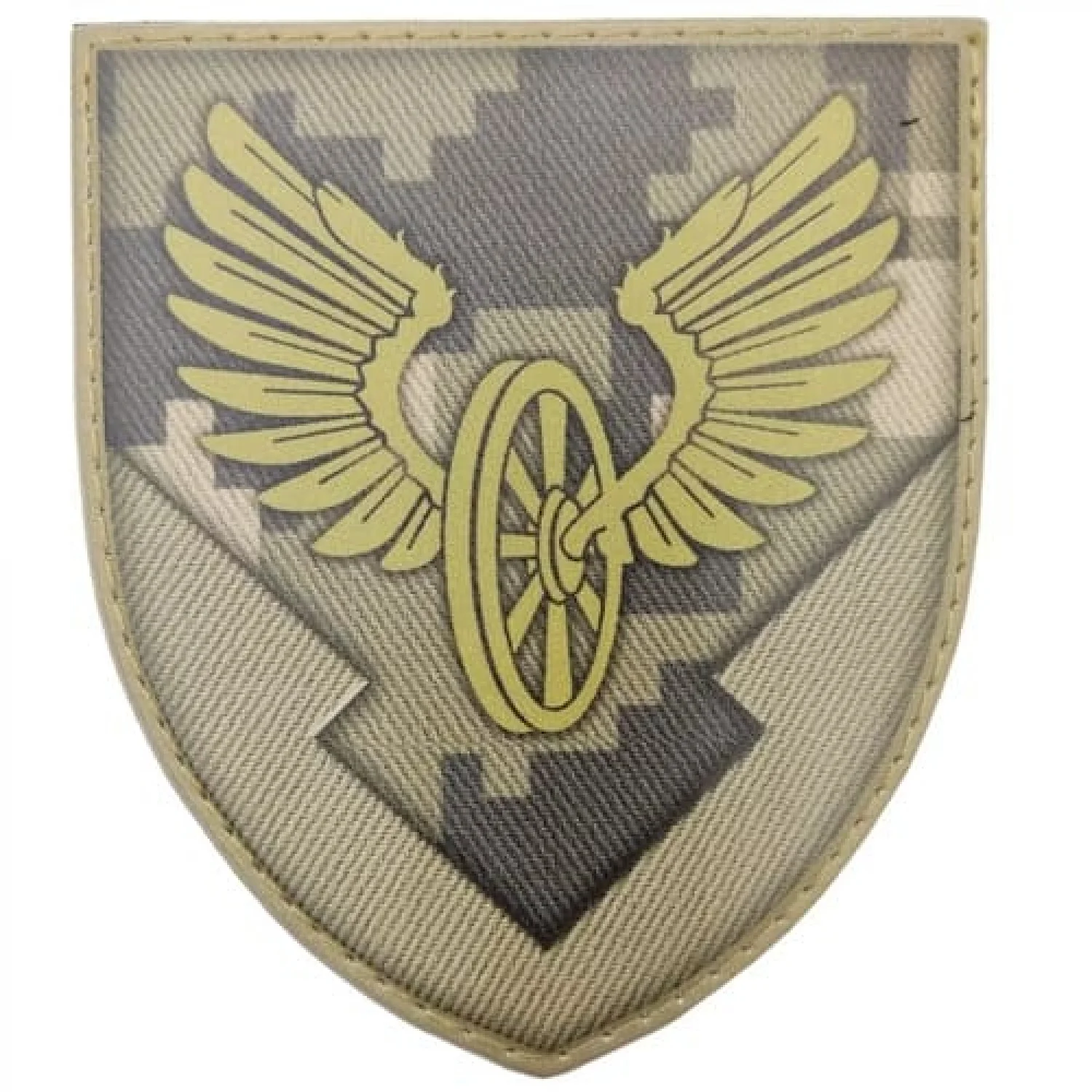 Шеврон ЗСУ 104 окрема автомобільна бригада піксель