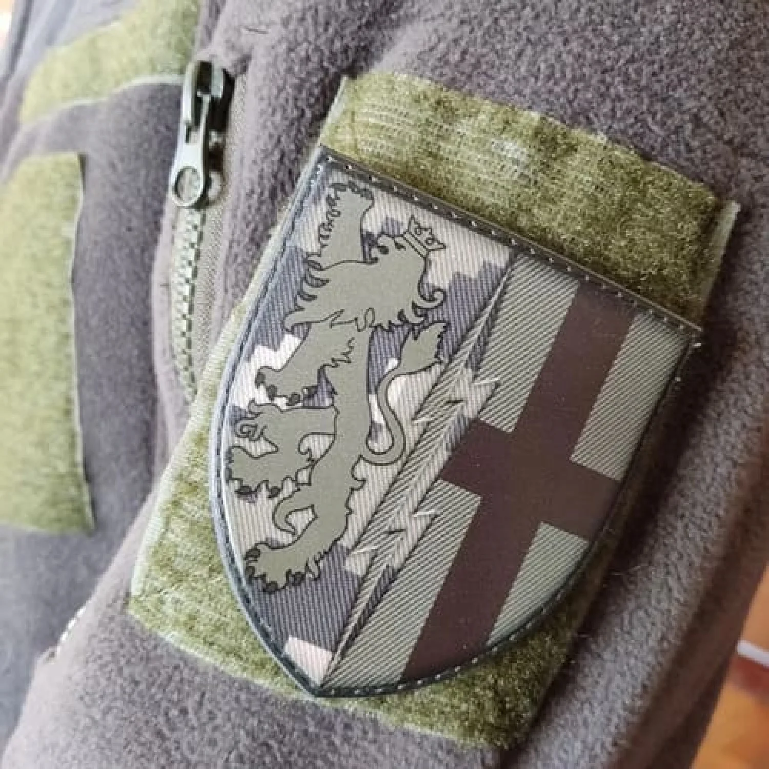 Шеврон ЗСУ 1 РТБр піксель