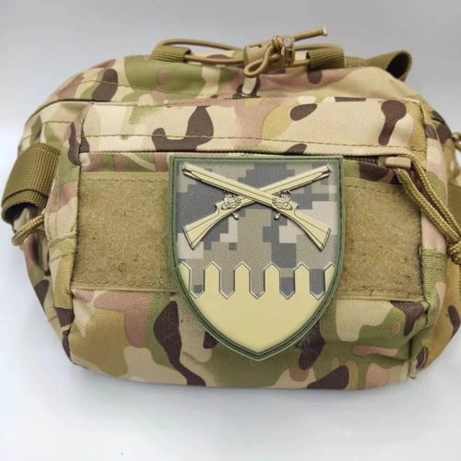 Шеврон ВСУ 92 отдельная механизированная бригада ОК Восток пиксель объемный