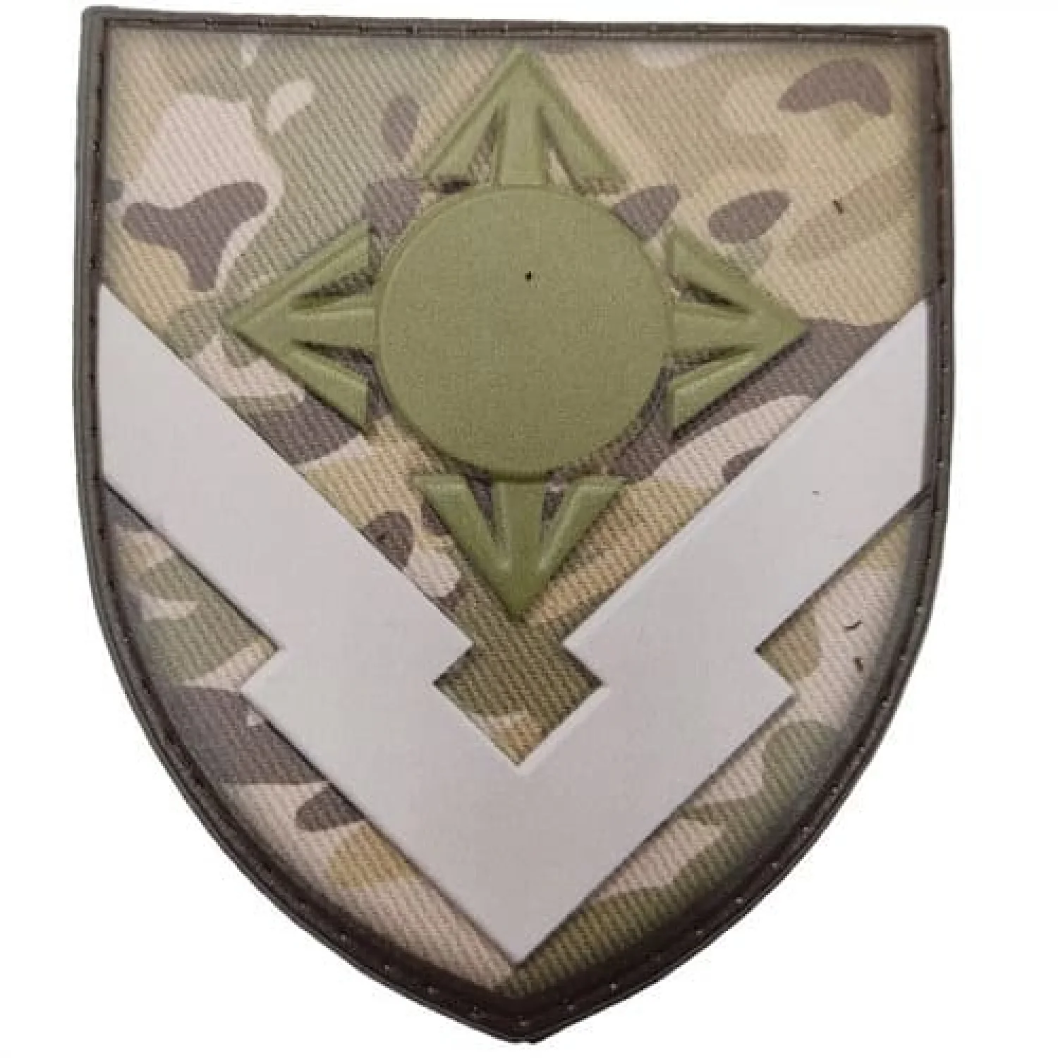 Шеврон в/ч 1796 4 стрілки об'ємний мультикам