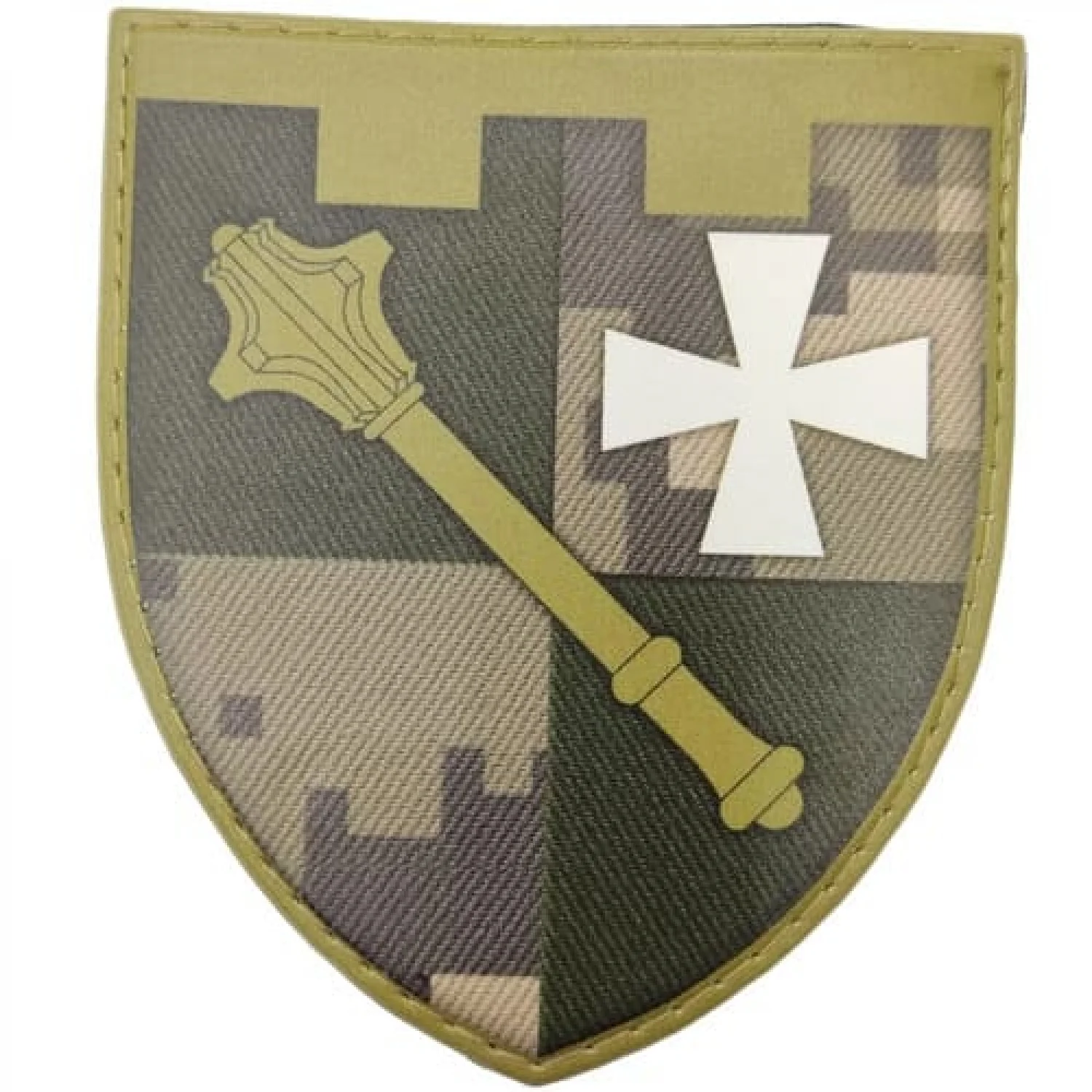 Шеврон Регіональне управління Сил ТрО Захід Збройних Сил України піксель