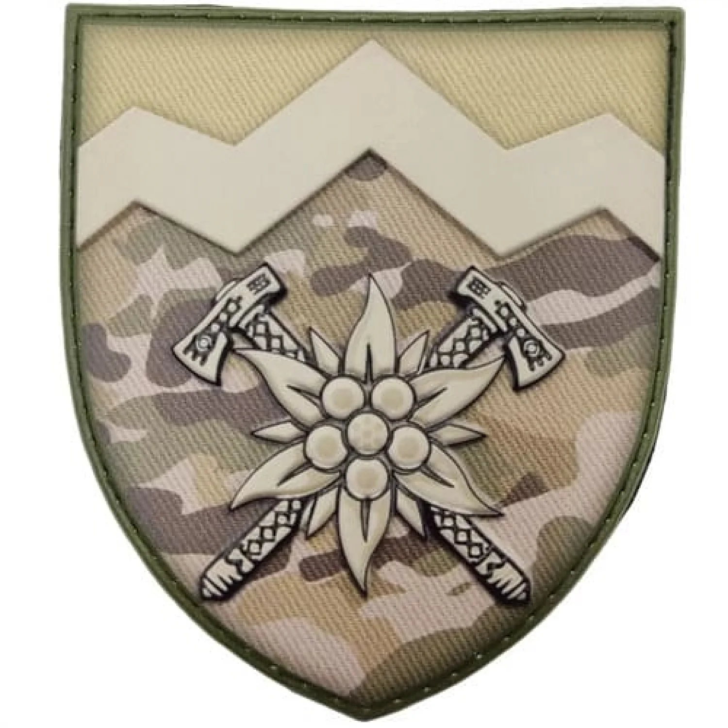 Шеврон ЗСУ 10 окрема гірсько-штурмова бригада ОК Захід мультикам