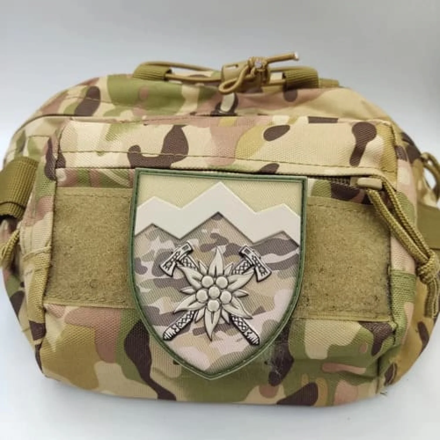 Шеврон ЗСУ 10 окрема гірсько-штурмова бригада ОК Захід мультикам