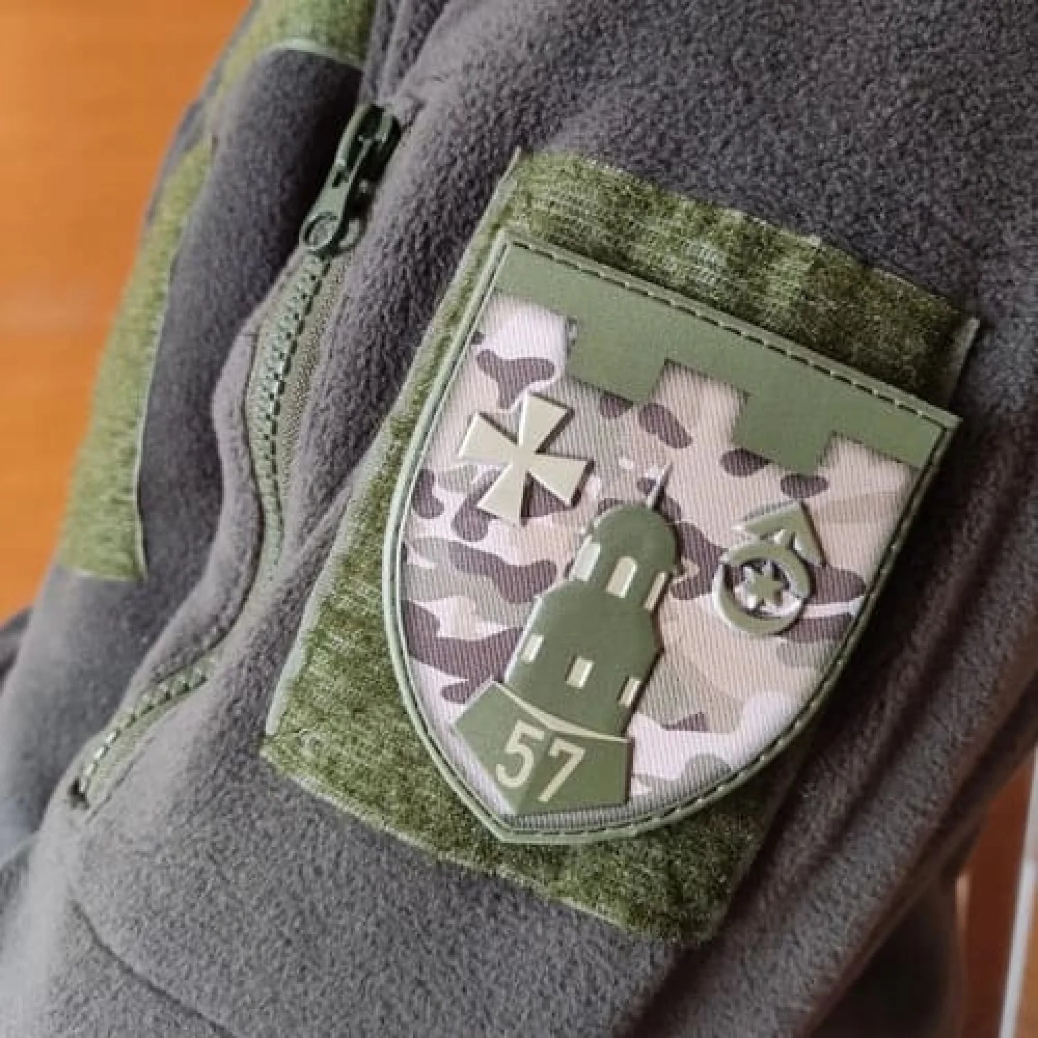 Шеврон ЗСУ 57 ОБ 104 ТрО мультикам