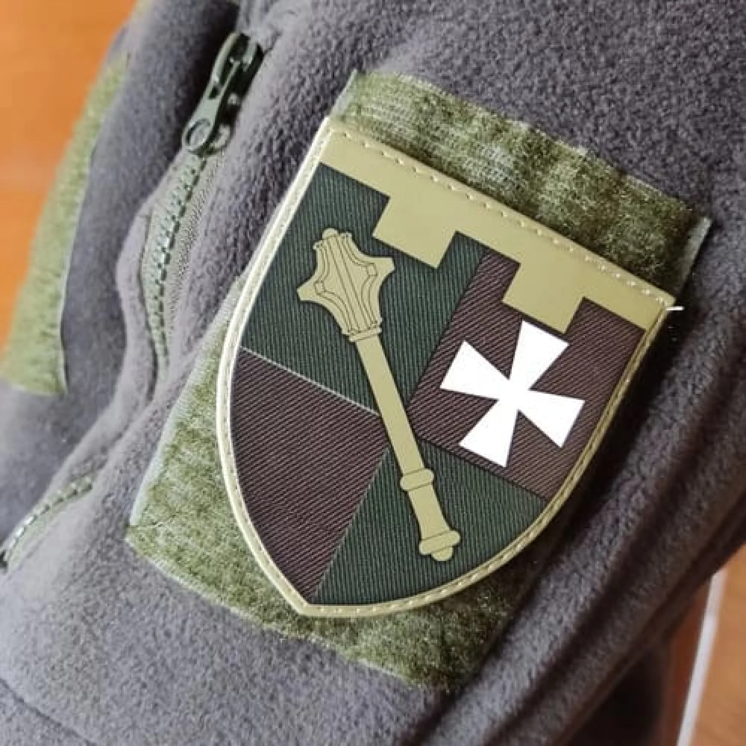 Шеврон Региональное управление Сил ТрО Запад Вооруженных Сил Украины олива