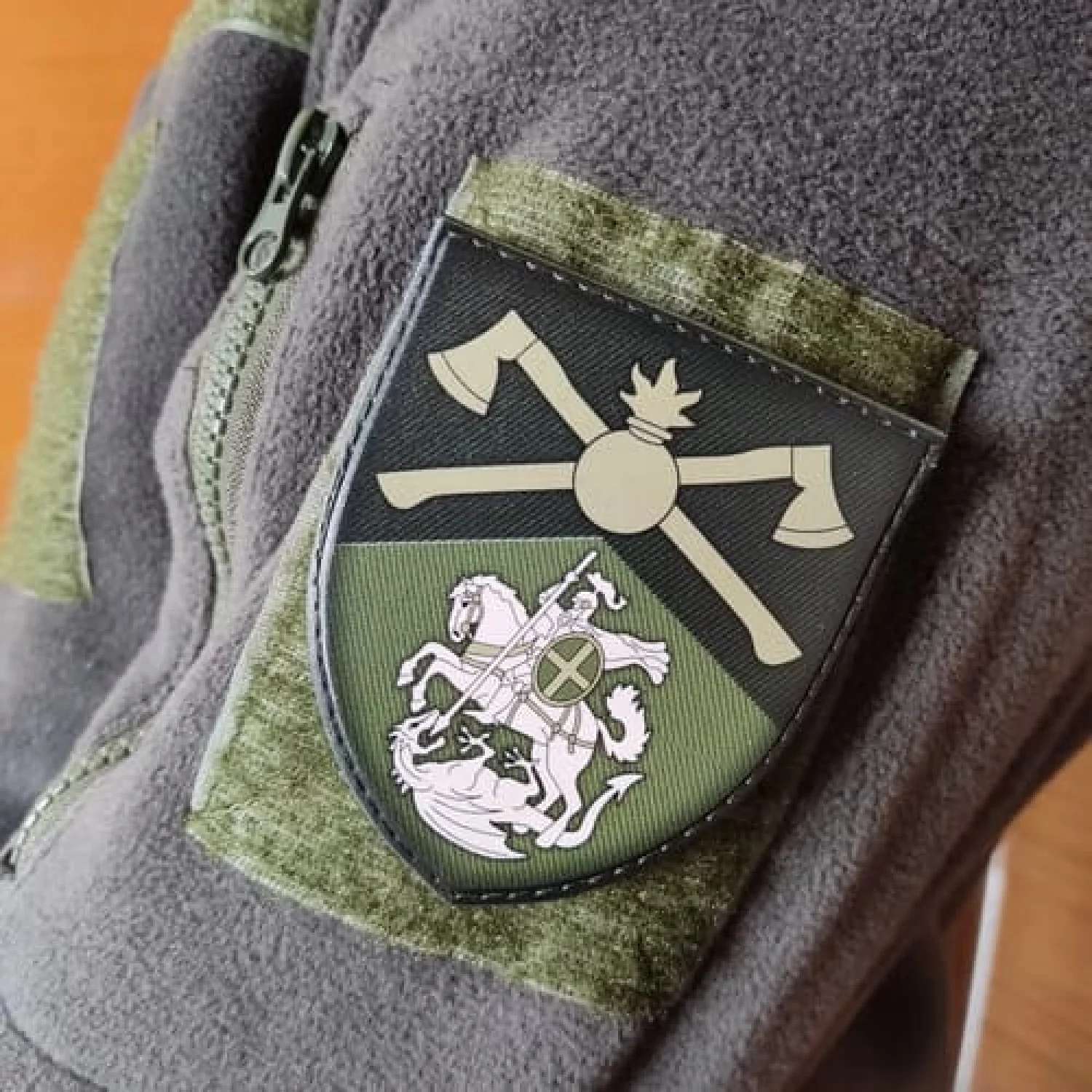 Шеврон ЗСУ 48 Кам'янець-Подільська інженерна бригада олива