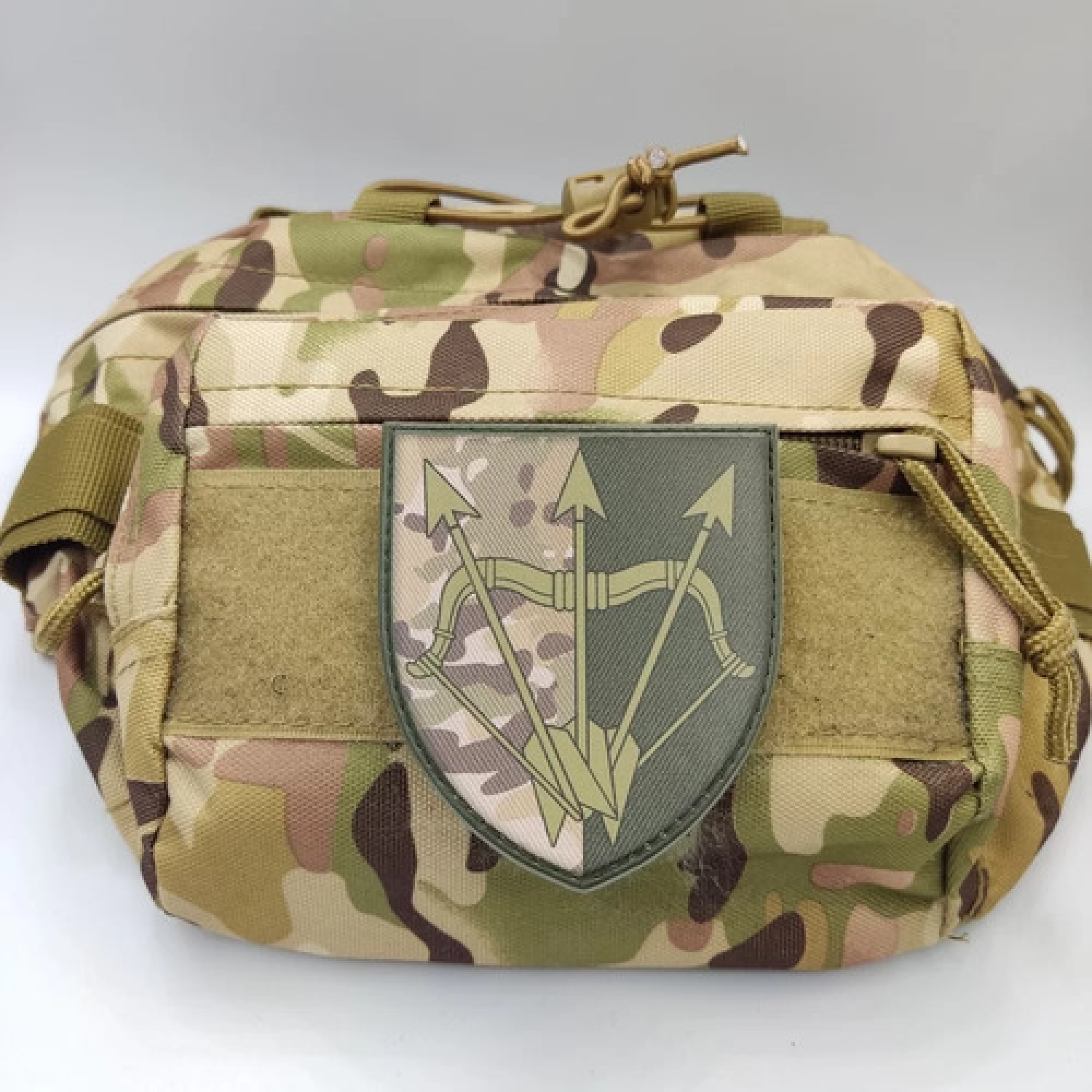 Шеврон ЗСУ 1129 зенітний ракетний полк ОК Північ мультикам