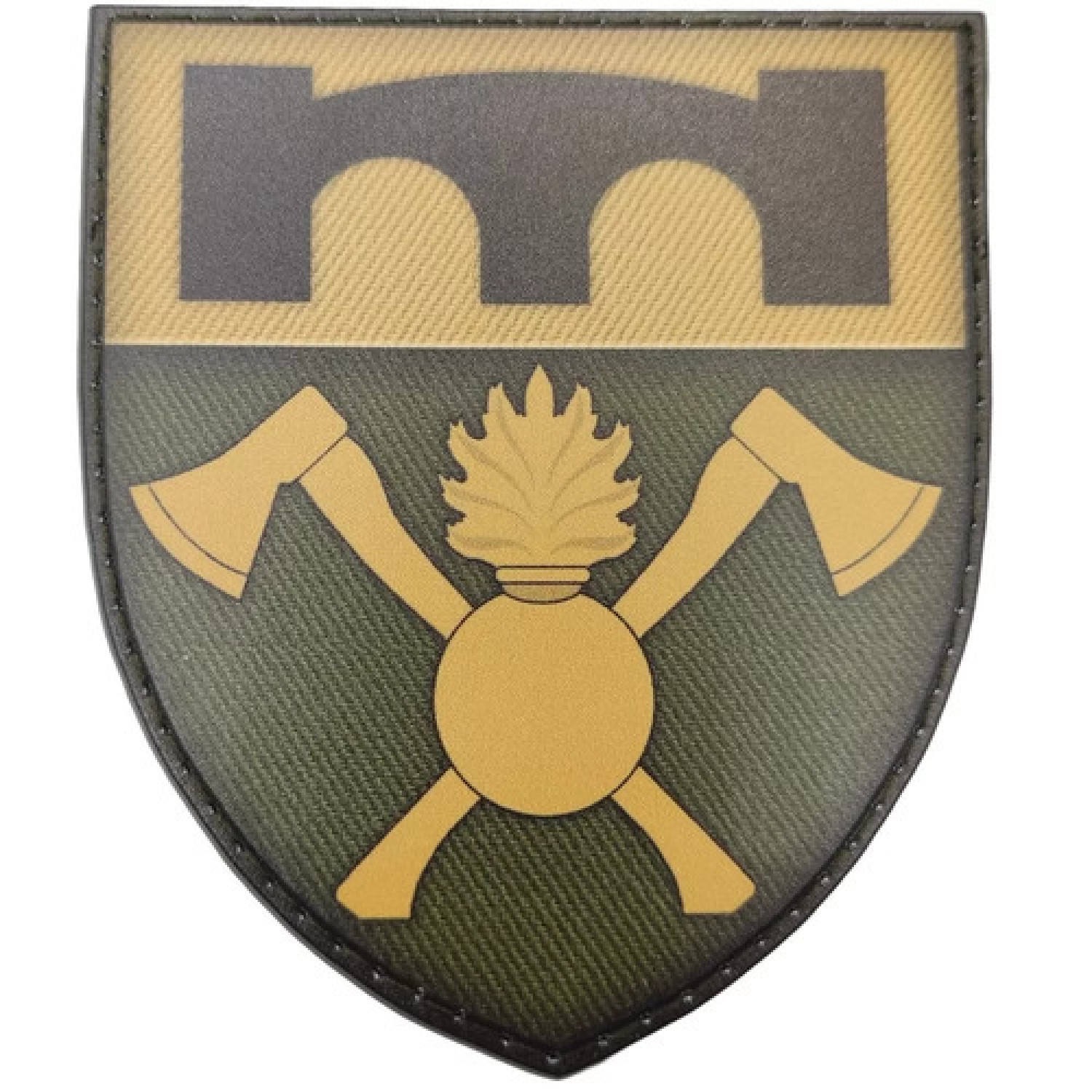 Шеврон ВСУ 16 отдельный полк оперативного обеспечения олива