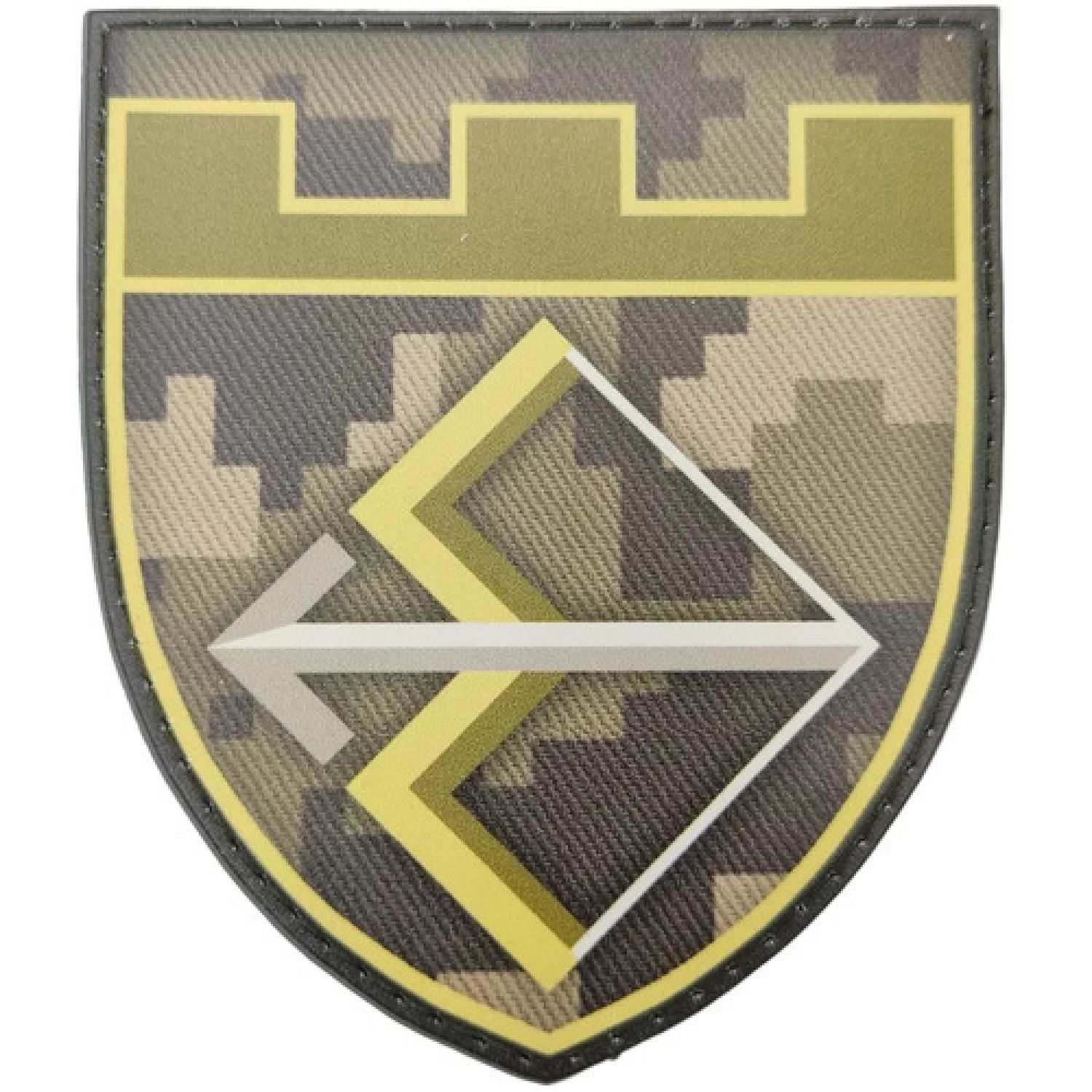 Нашивка ТрО 241 бригады ВСУ пиксель