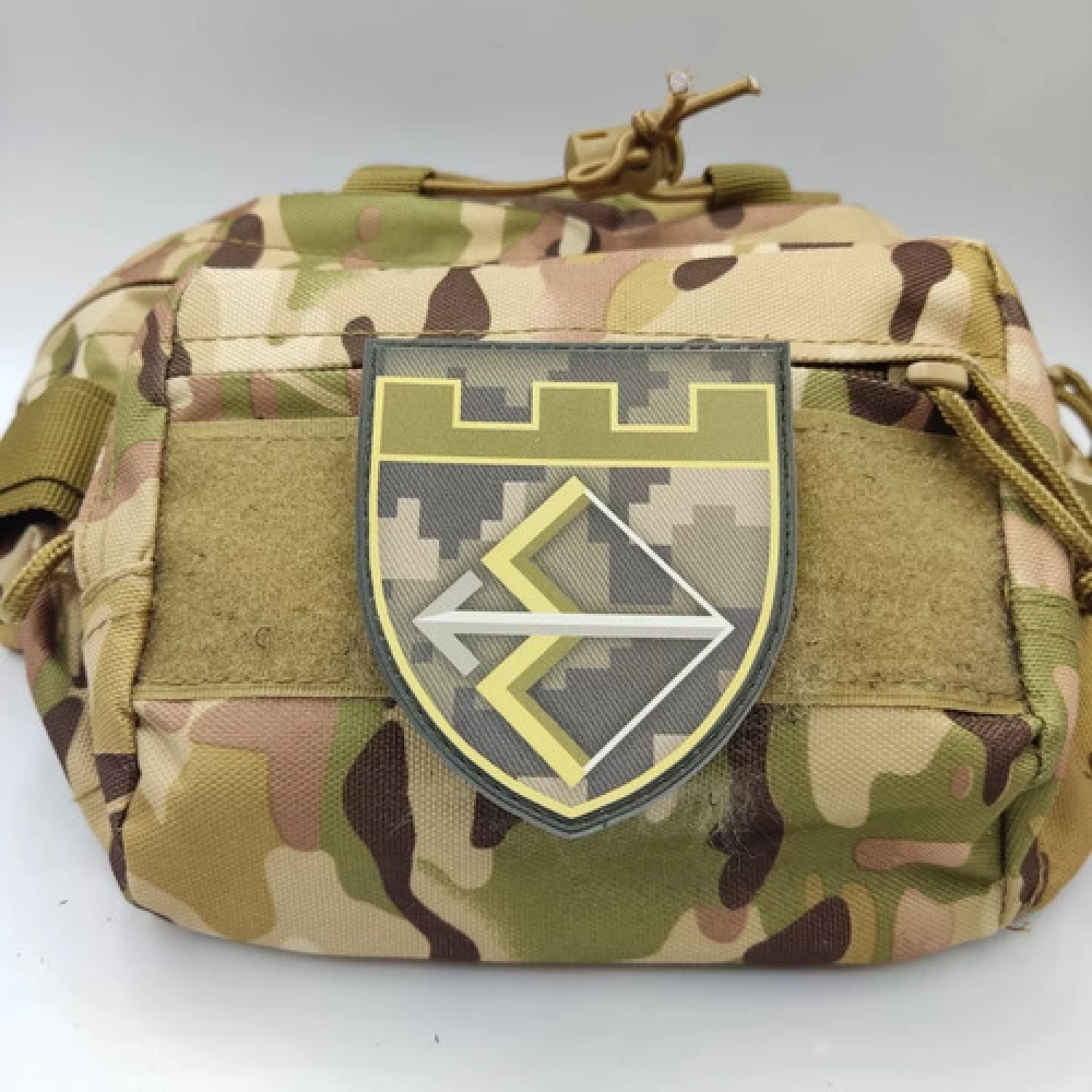 Нашивка ТрО 241 бригады ВСУ пиксель