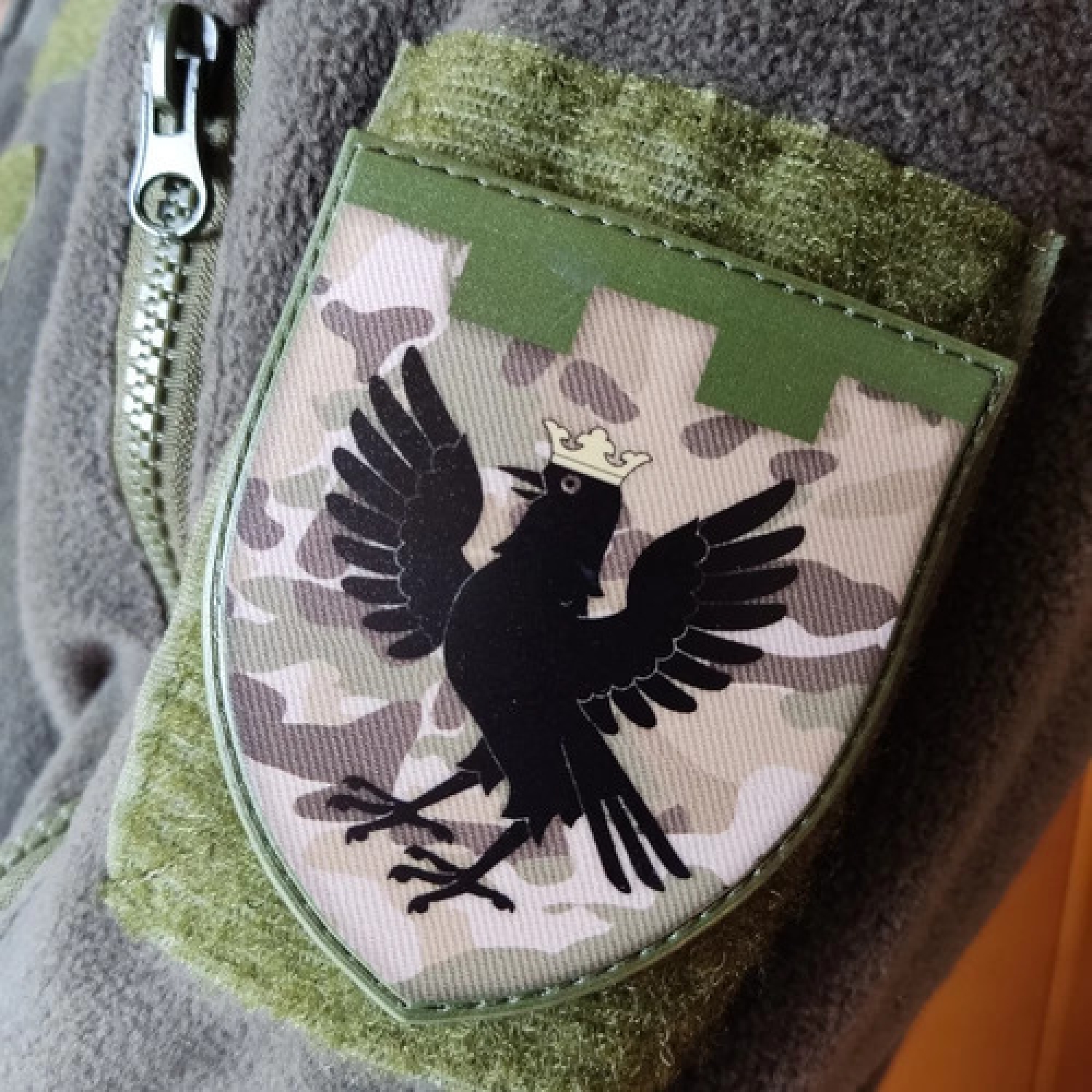 Шеврон ТрО 102 бригади ЗСУ Івано-Франківськ мультикам