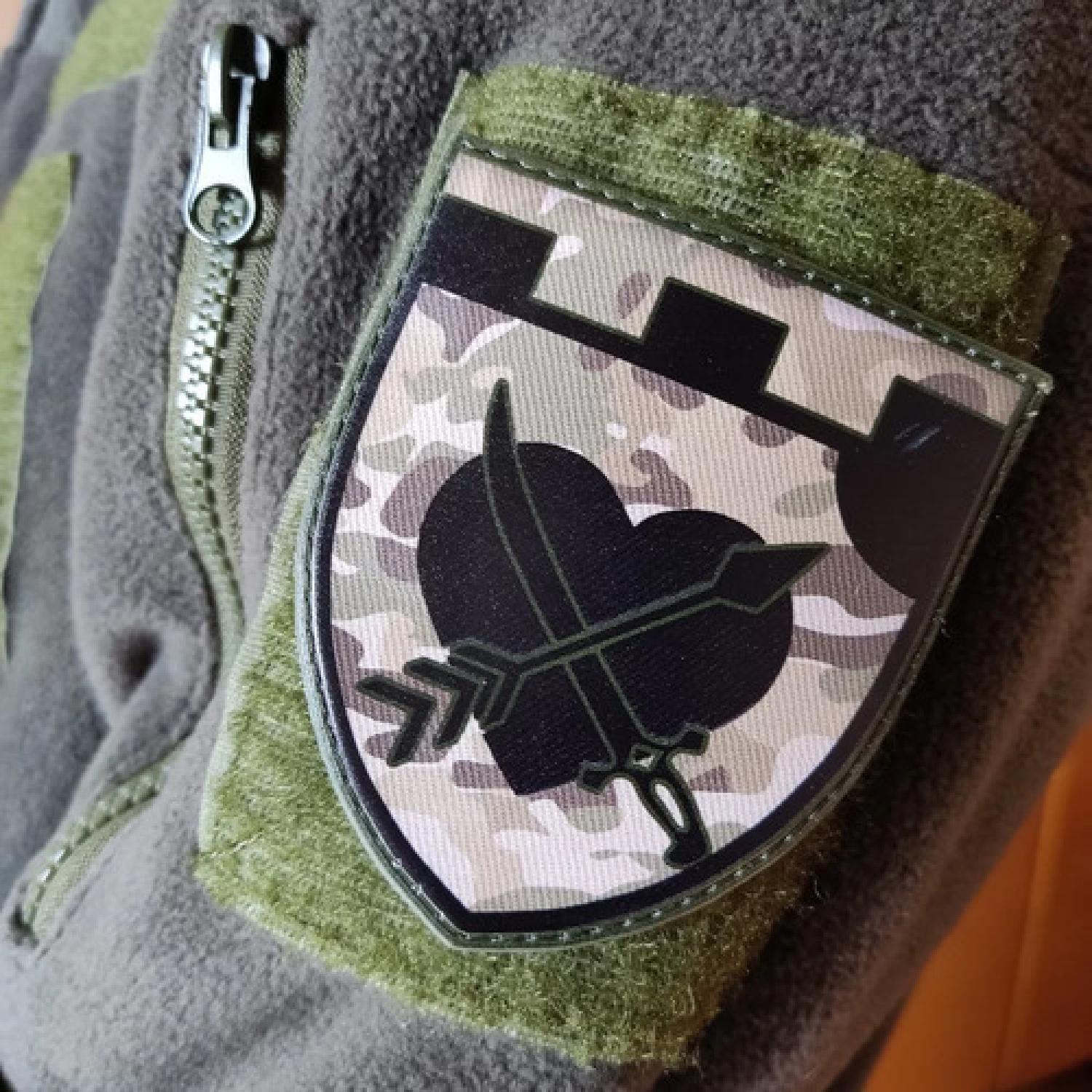 Шеврон ТрО 126 бригади ЗСУ Одеса мультикам