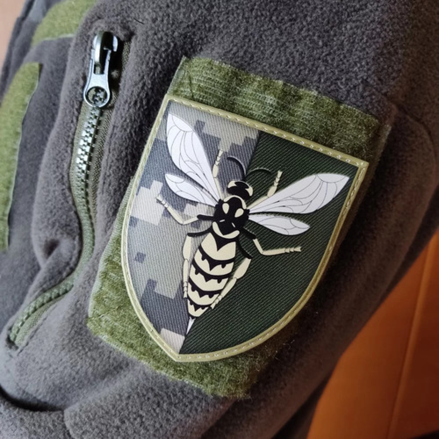 Шеврон ЗСУ 38 зенітний ракетний полк ОК Південь піксель