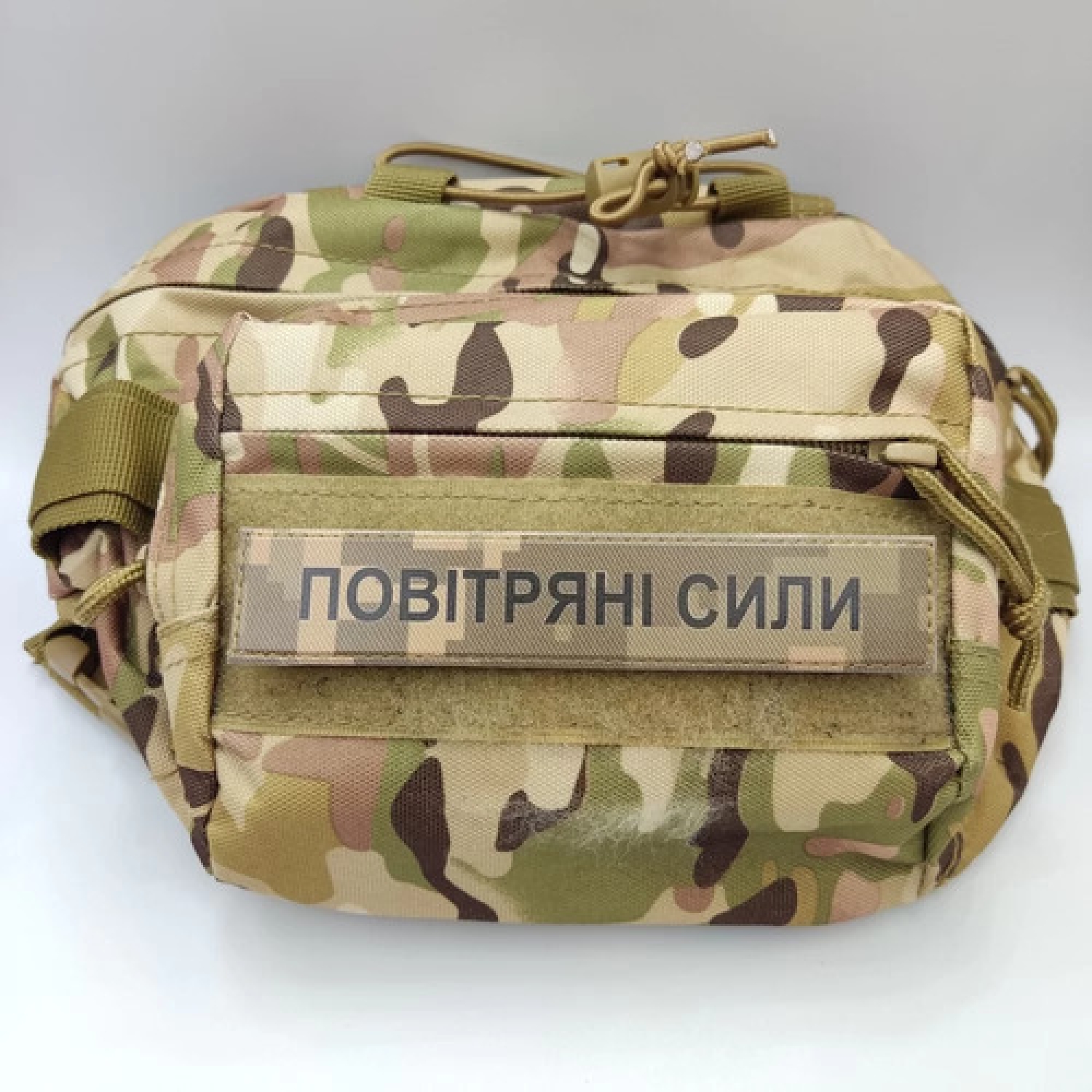 Військовий шеврон Повітряні сили рудий піксель