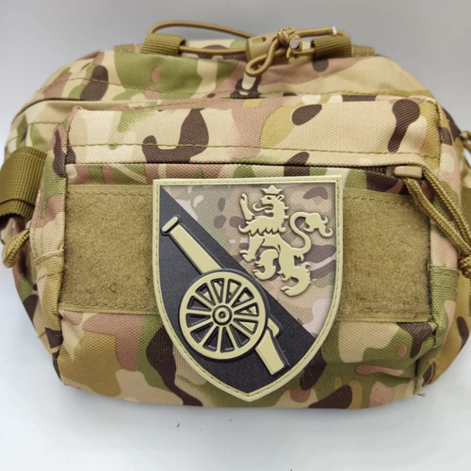 Шеврон ВСУ 45 ОАБр Железо – в сталь, народ – в нацию мультикам