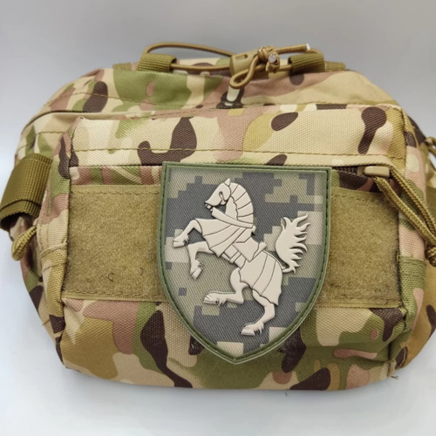 Шеврон ЗСУ 1-ша танкова сіверська бригада ОК Північ піксель