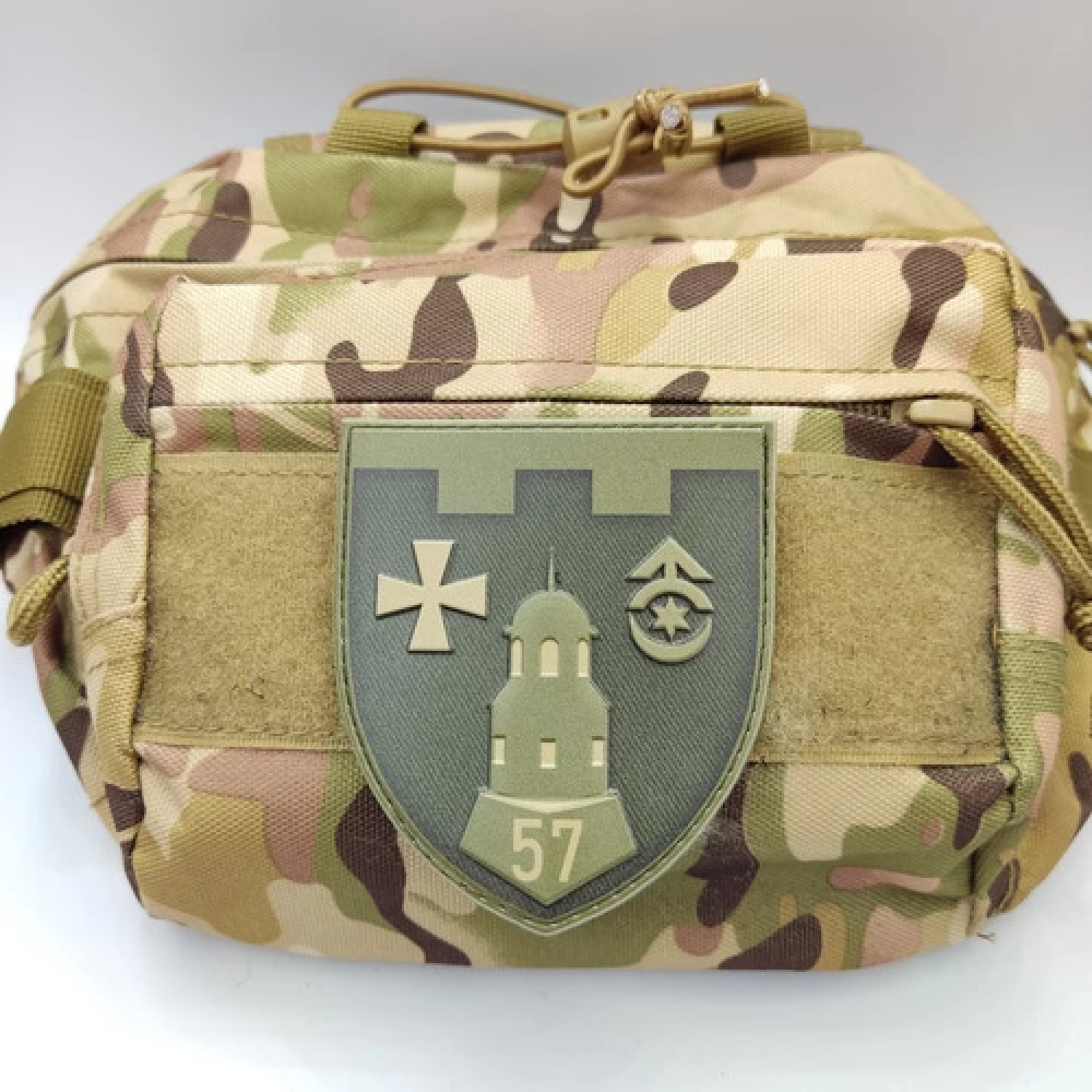 Шеврон ЗСУ 57 ОБ 104 ТрО олива