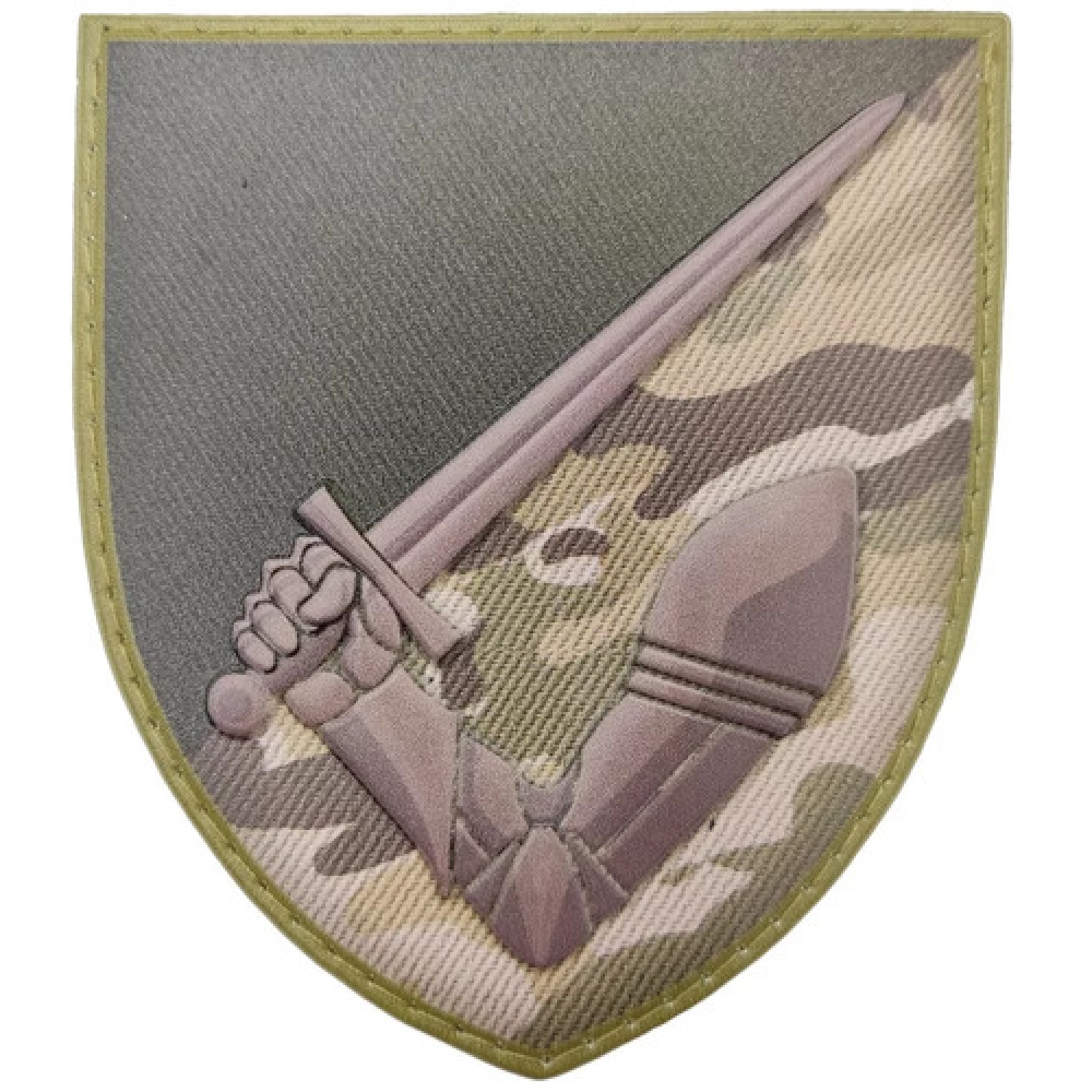 Шеврон рука з мечем 117-та ОМБр мультикам