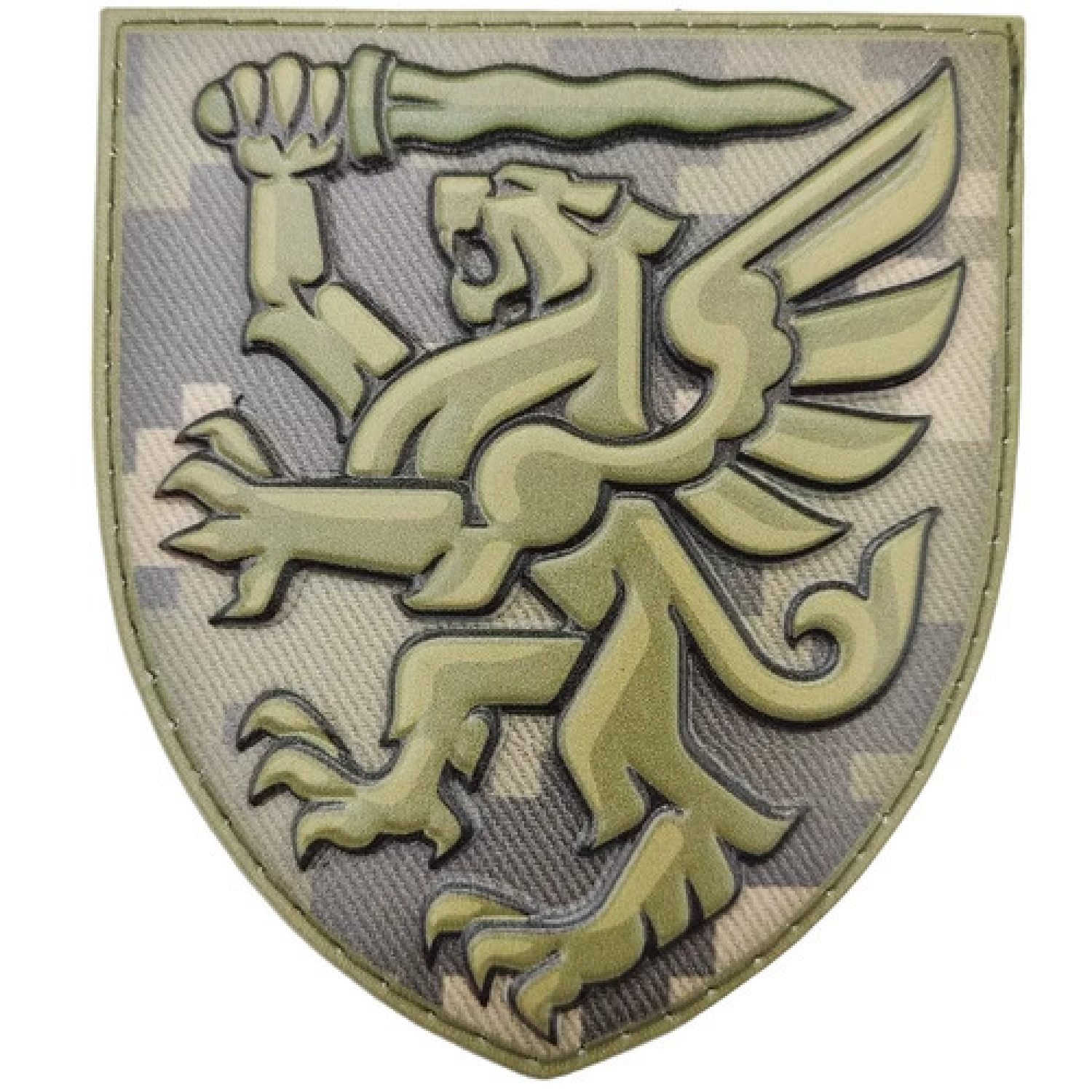 Шеврон ЗСУ 80 ОДШБр піксель