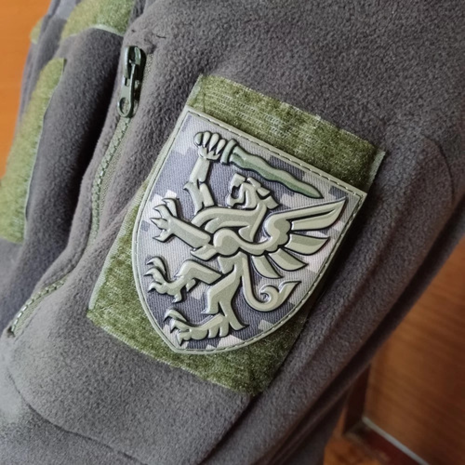 Шеврон ЗСУ 80 ОДШБр піксель