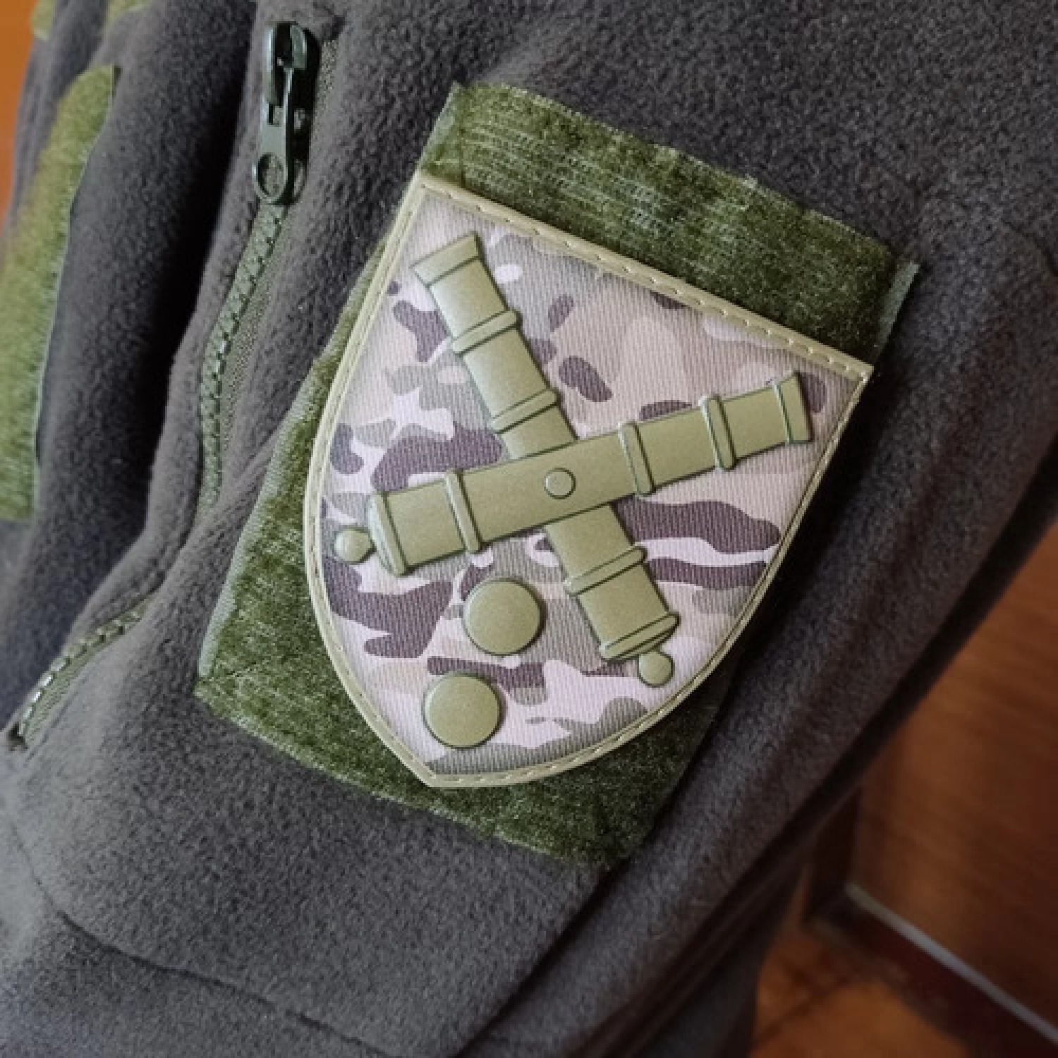 Шеврон ЗСУ 43 ОАБр мультикам