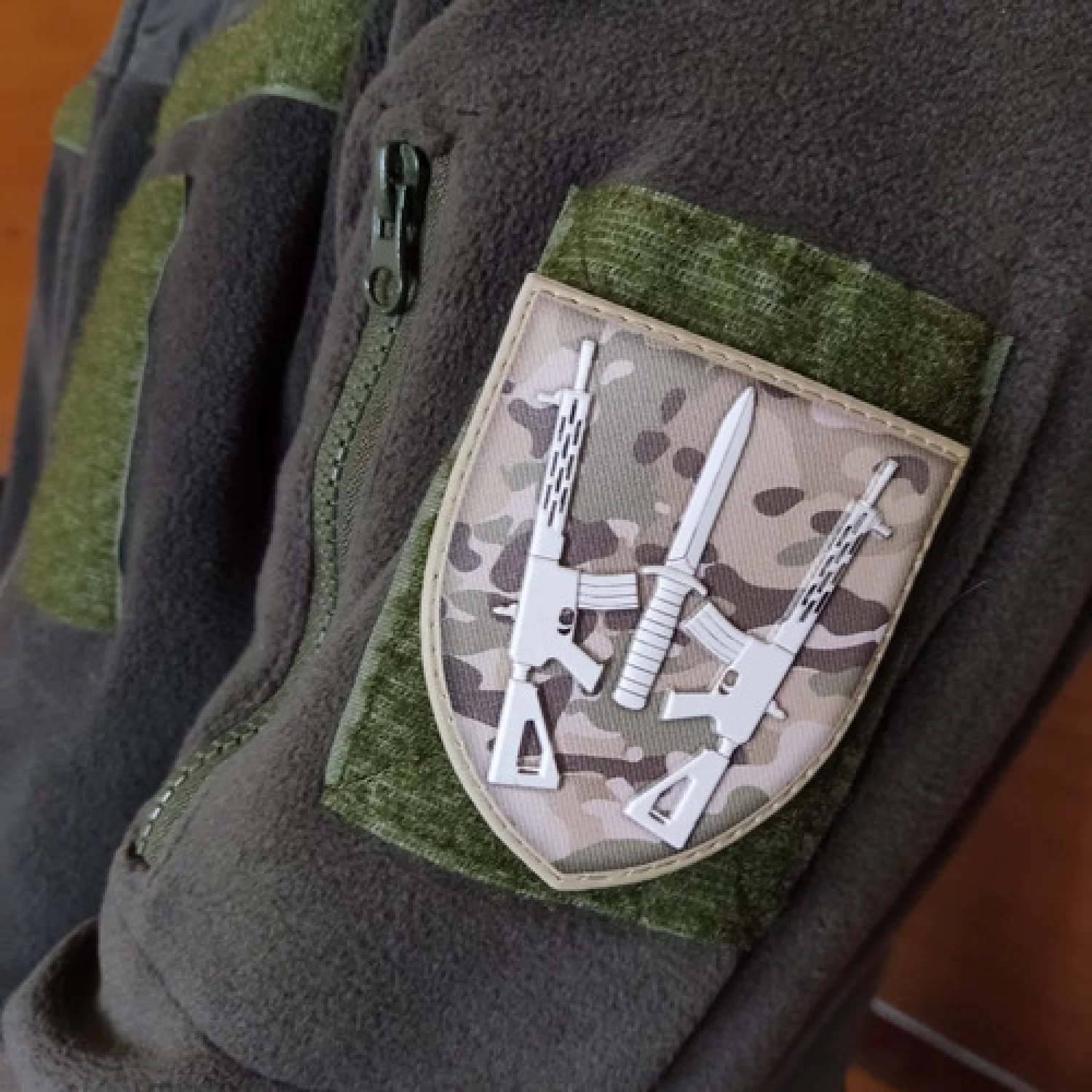 Шеврон ВСУ 67 ОМБр мультикам объемный