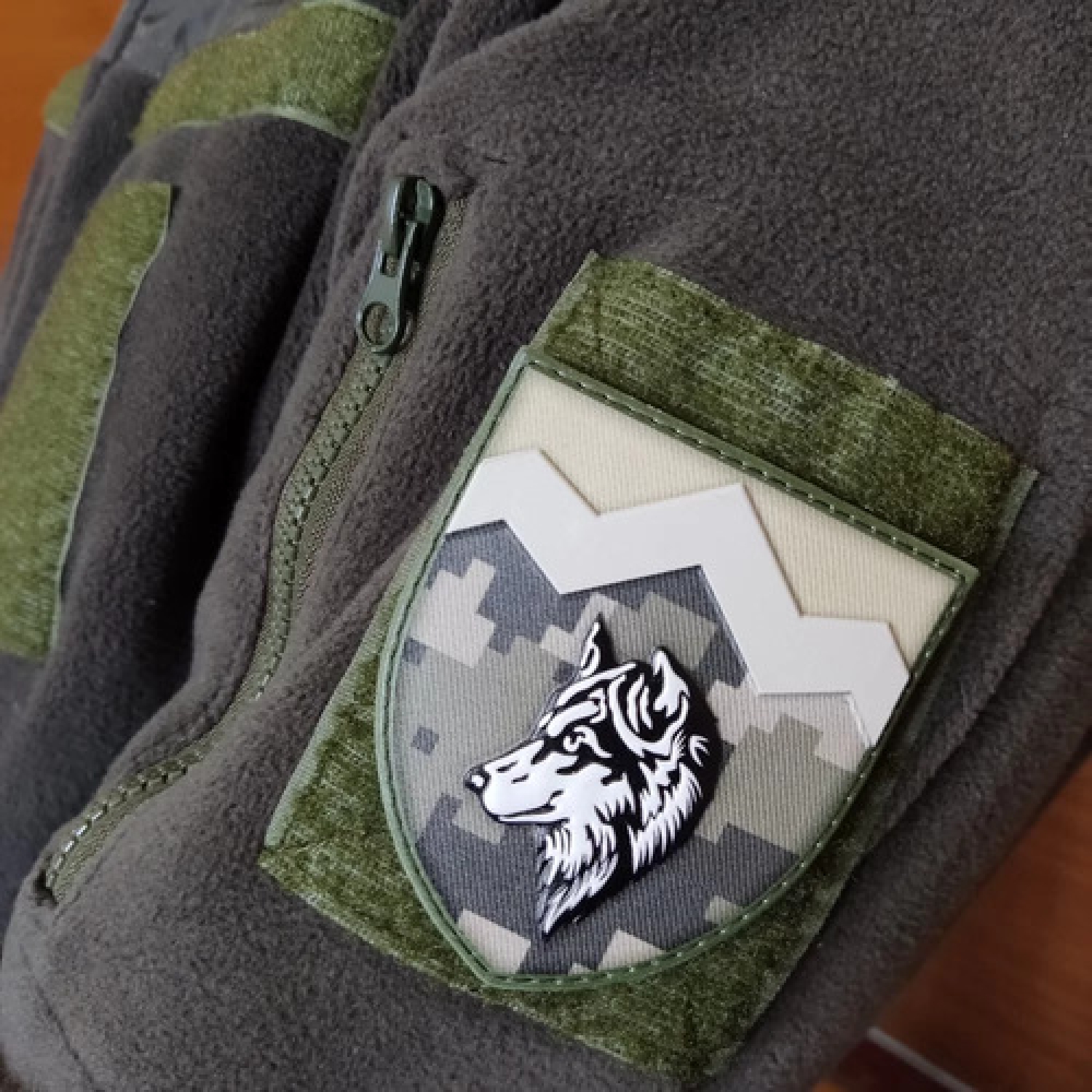 Шеврон 8-й окремий гірсько-штурмовий батальйон піксель