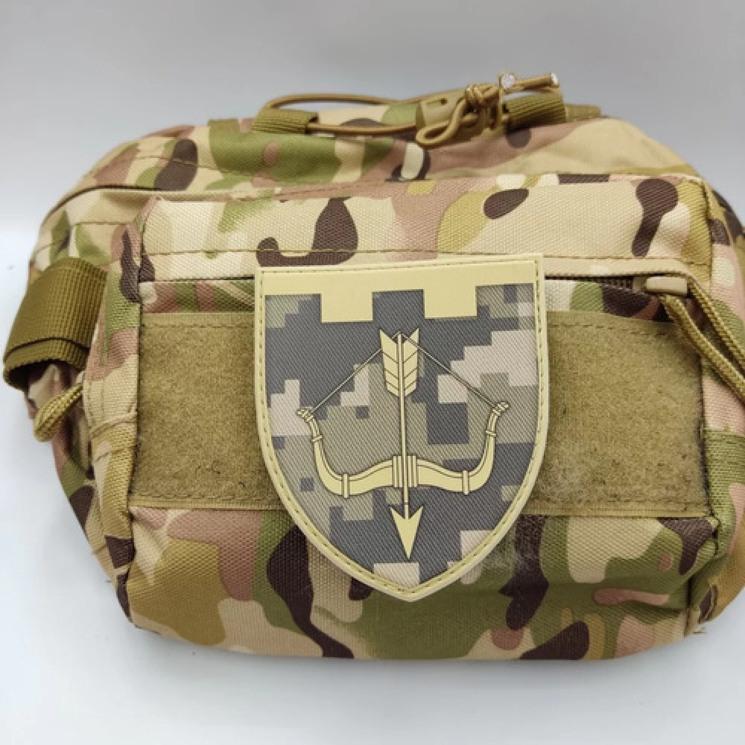 Шеврон ТрО 118 бригады ВСУ Черкассы пиксель