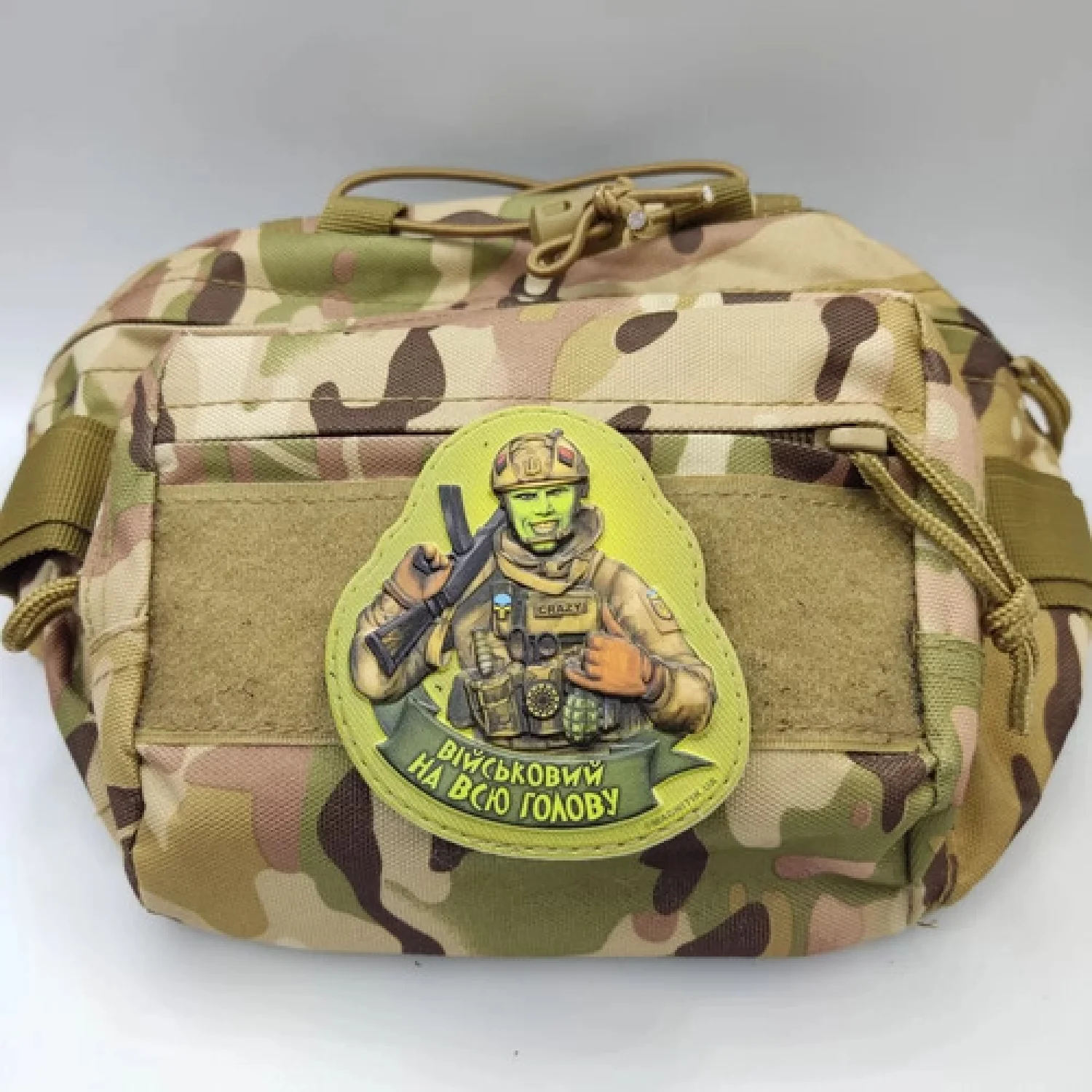 Шеврон Маска Военный на всю голову