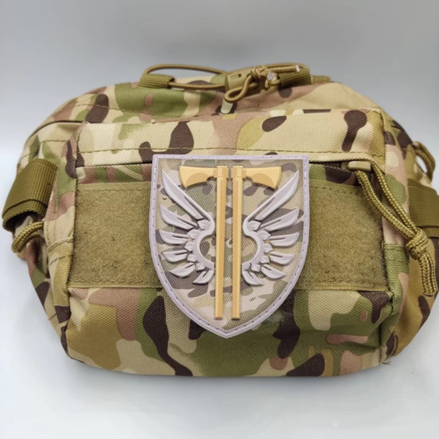 Шеврон ЗСУ 77 окрема аеромобільна бригада новий мультикам