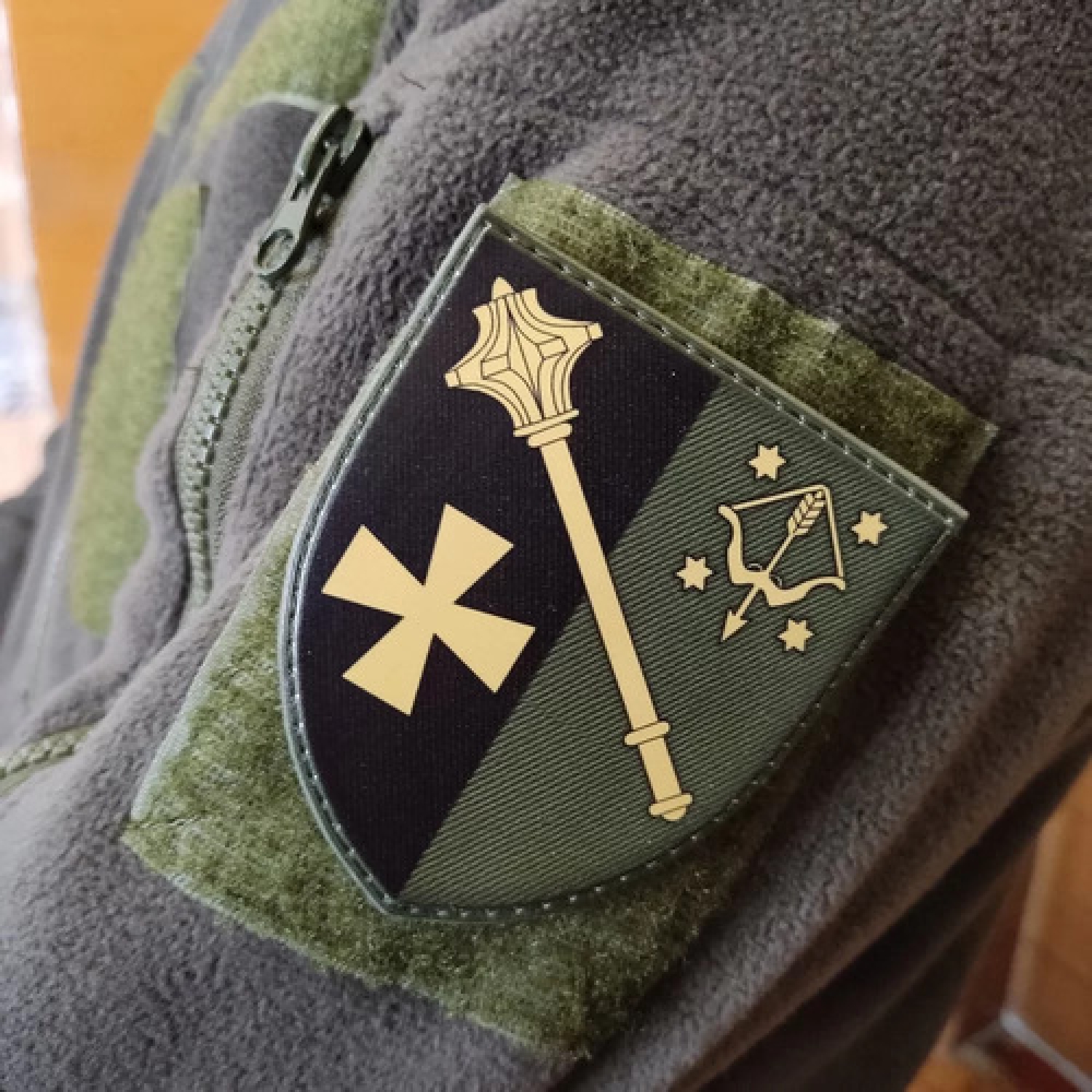 Шеврон ЗСУ Полтавський ОТЦК та СП олива