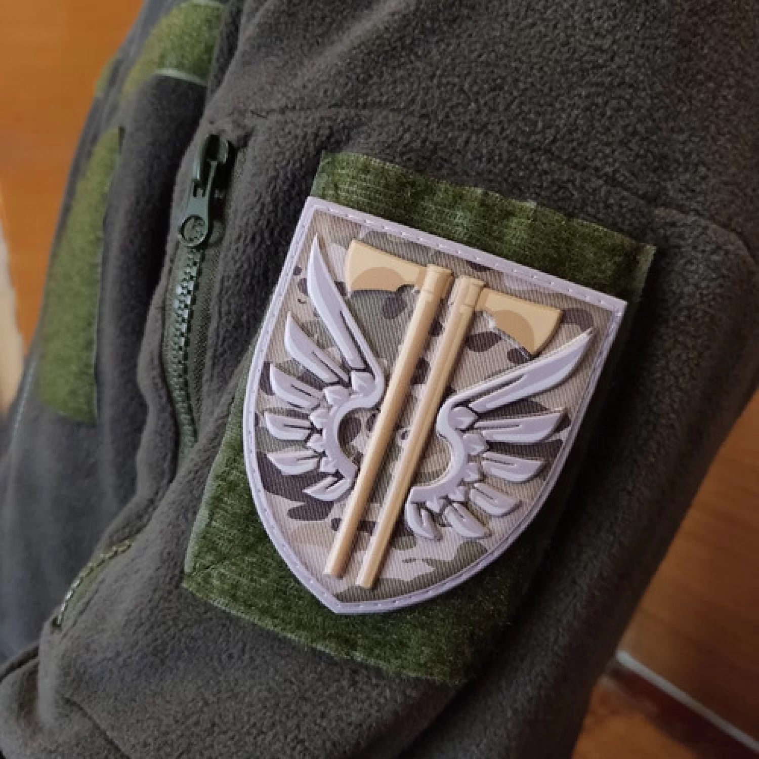 Шеврон ЗСУ 77 окрема аеромобільна бригада новий мультикам