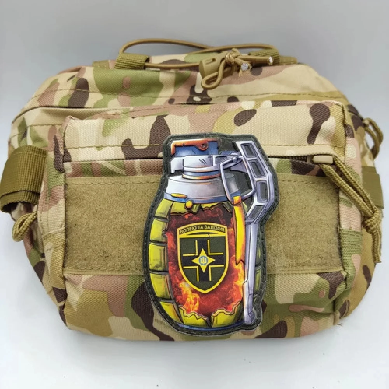 Шеврон граната Волею та залізом