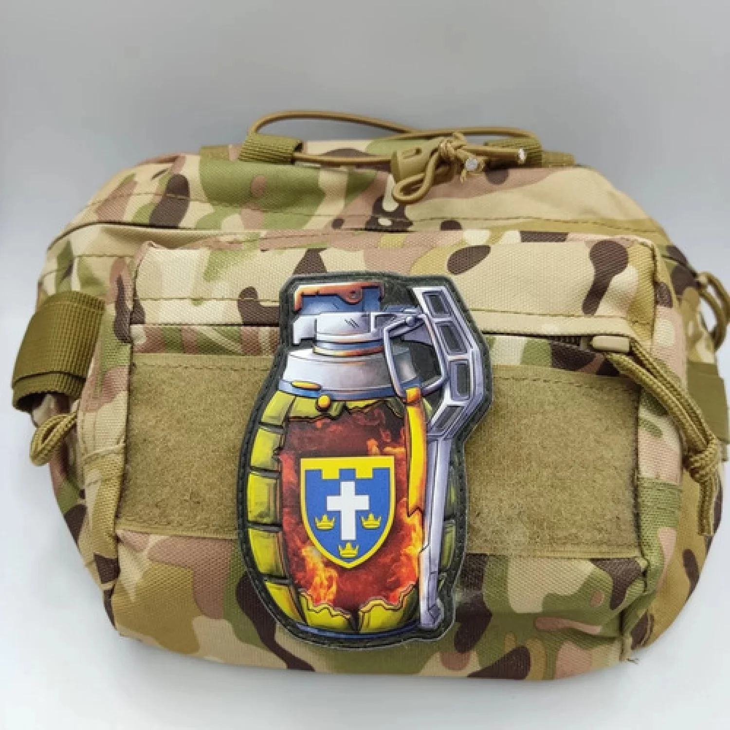 Шеврон граната ТрО 124 бригади ЗСУ Херсон