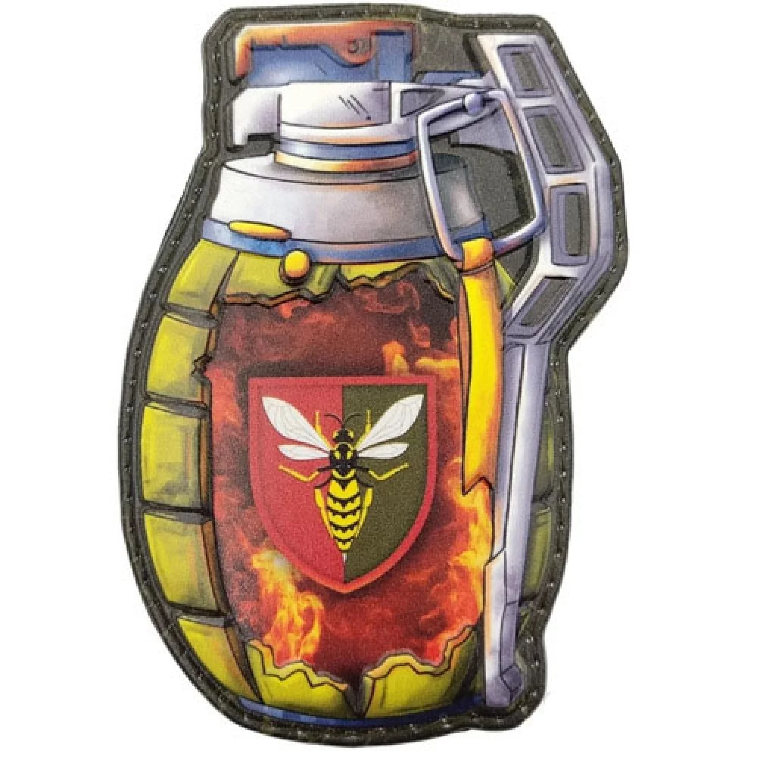 Шеврон граната 38 зенітний ракетний полк ОК Південь