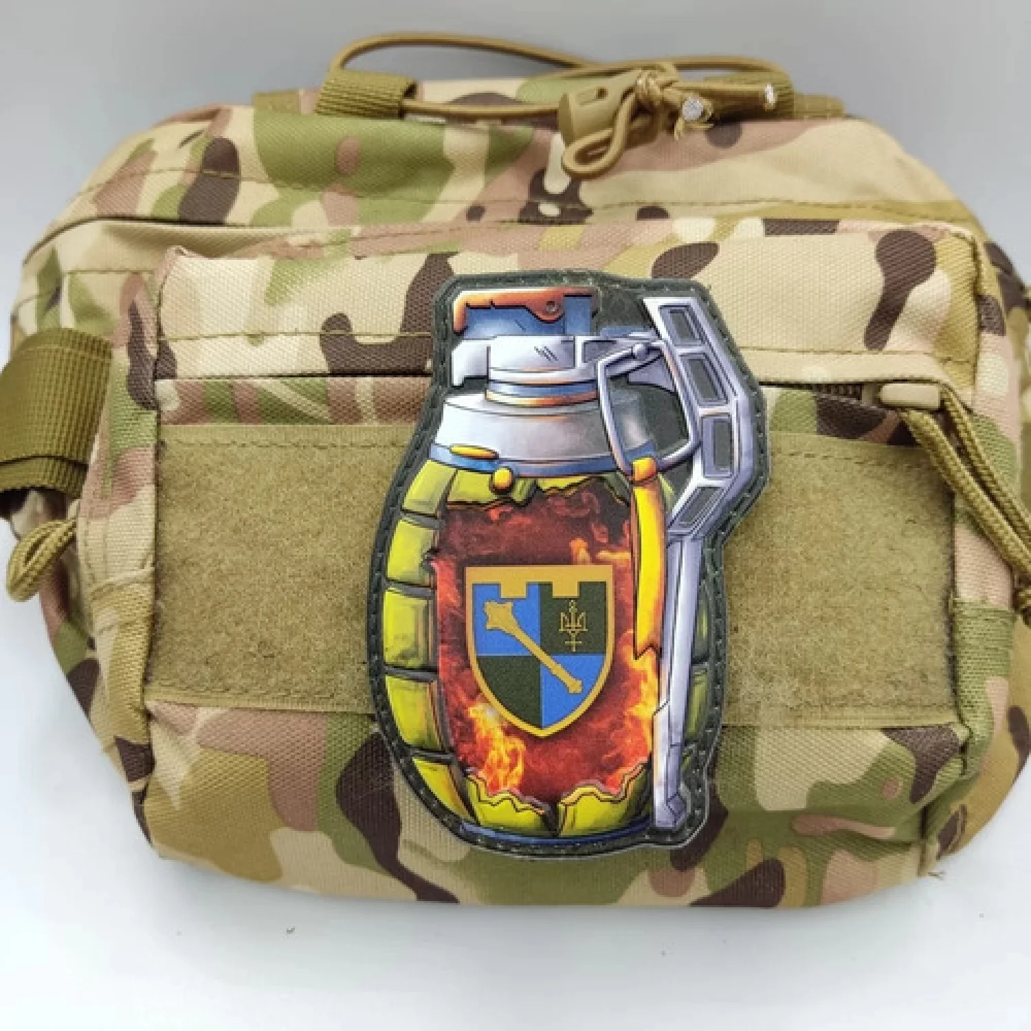 Шеврон граната Регіональне управління Сил ТрО “Північ” Збройних Сил України