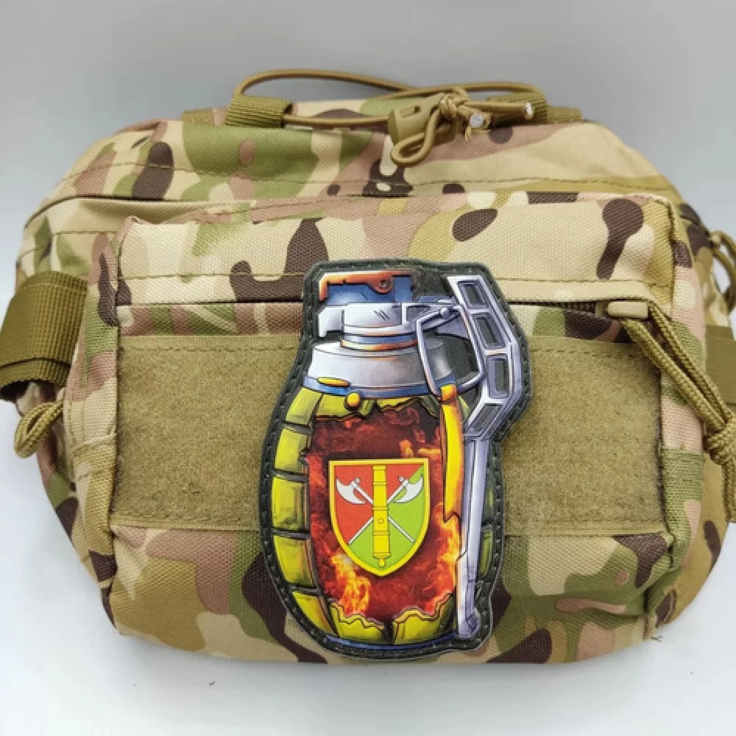 Шеврон граната 26 окрема артилерійська бригада ОК Північ